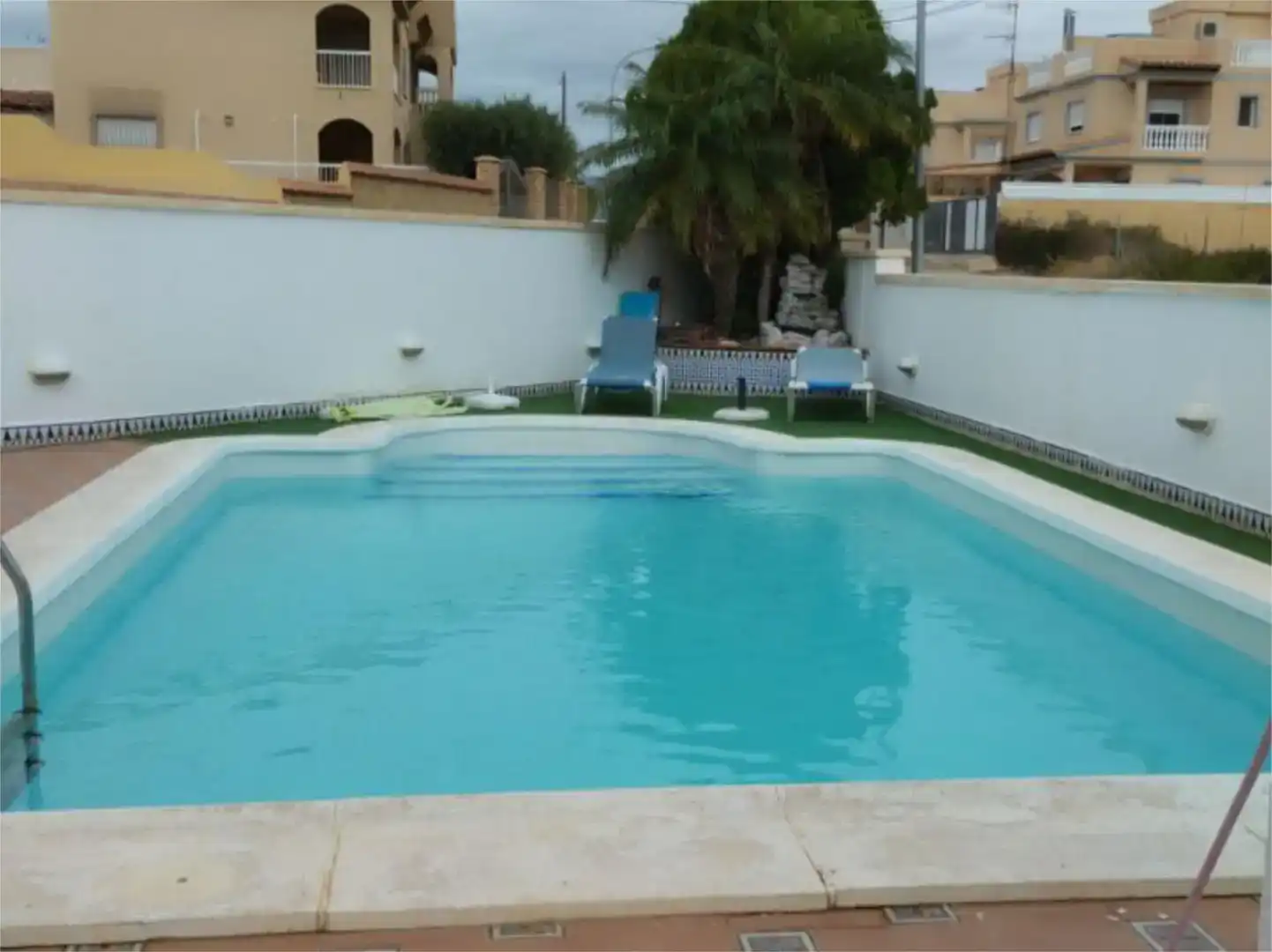 Piscina de Dúplex de lloguer en Águilas amb Aire condicionat, Jardí privat i Piscina