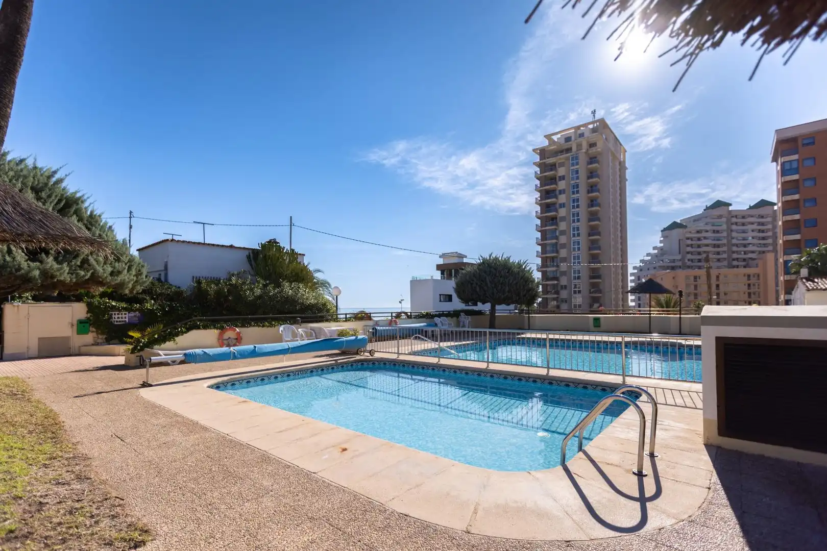 Piscina de Apartamento en venta en Calpe / Calp con Calefacción, Jardín privado y Terraza