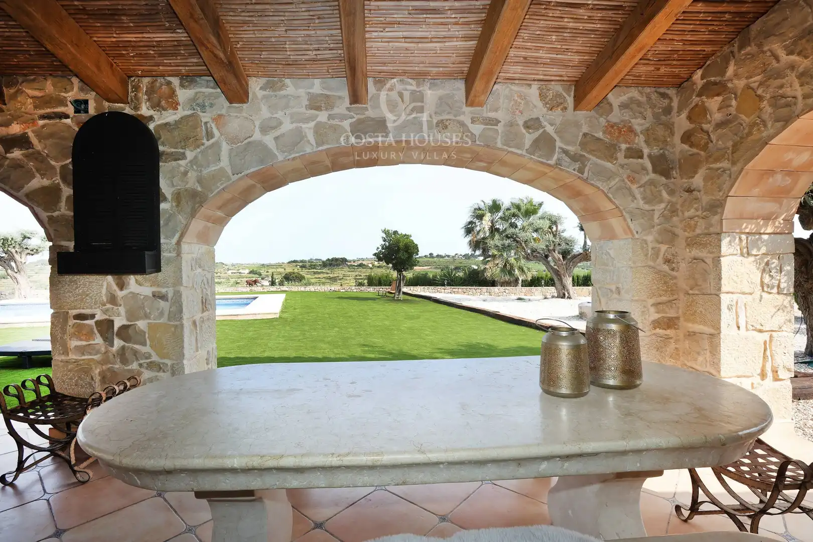 Jardí de Casa o xalet en venda en Benissa amb Aire condicionat, Jardí privat i Terrassa