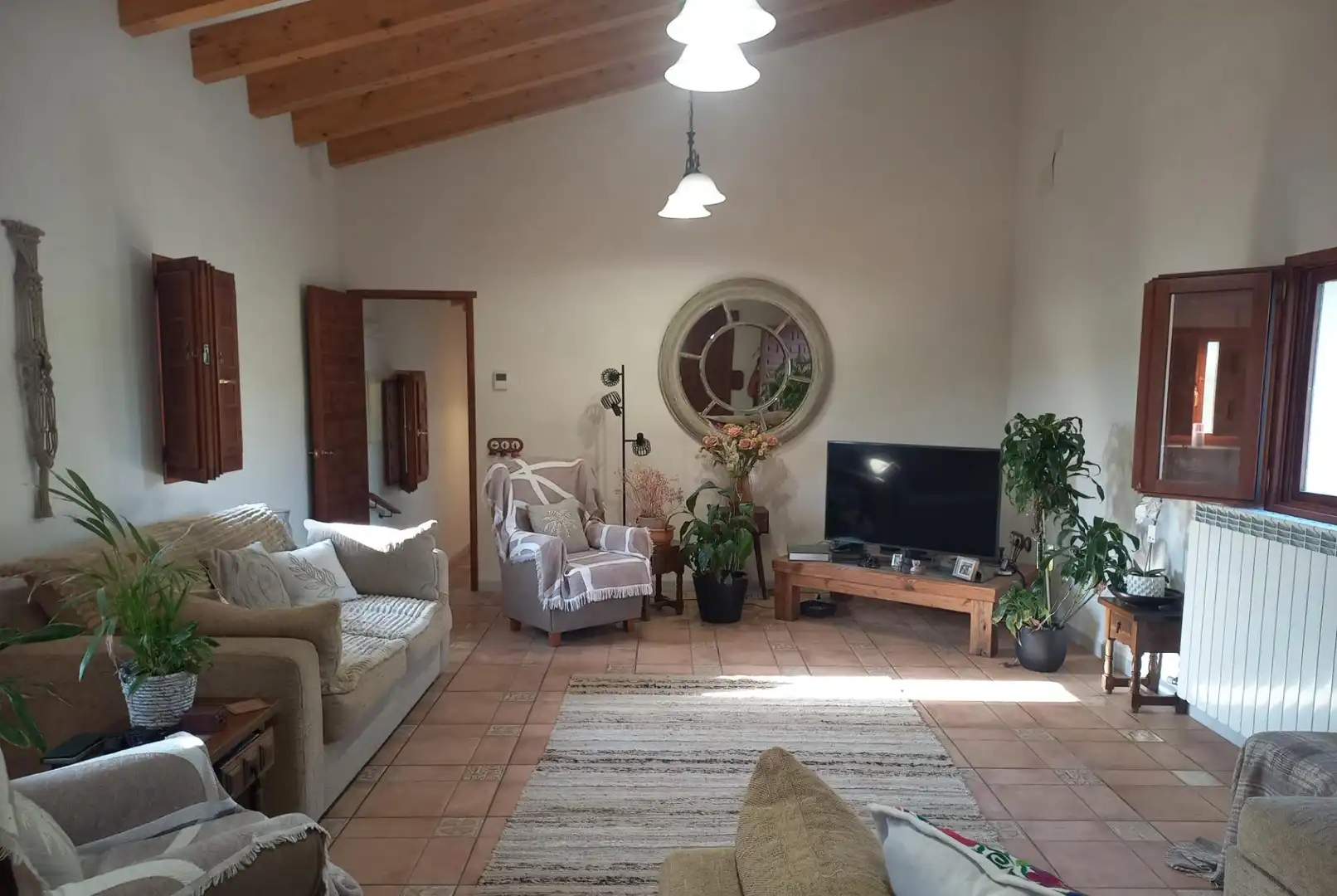Sala de estar de Finca rústica en venta en Rasquera