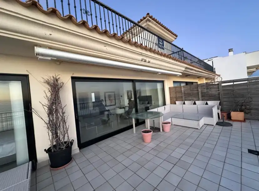 Terrace of Attic for rent in  Palma de Mallorca  with Air Conditioner, Heating and Private garden