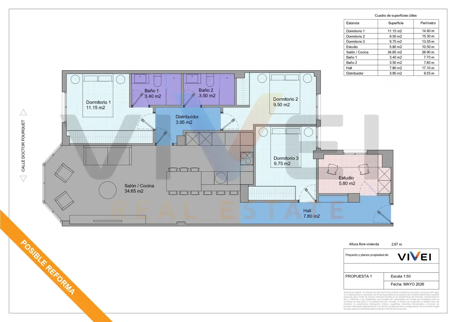 Piso con ascensor en venta en Calle del Doctor Fourquet, imagen 39