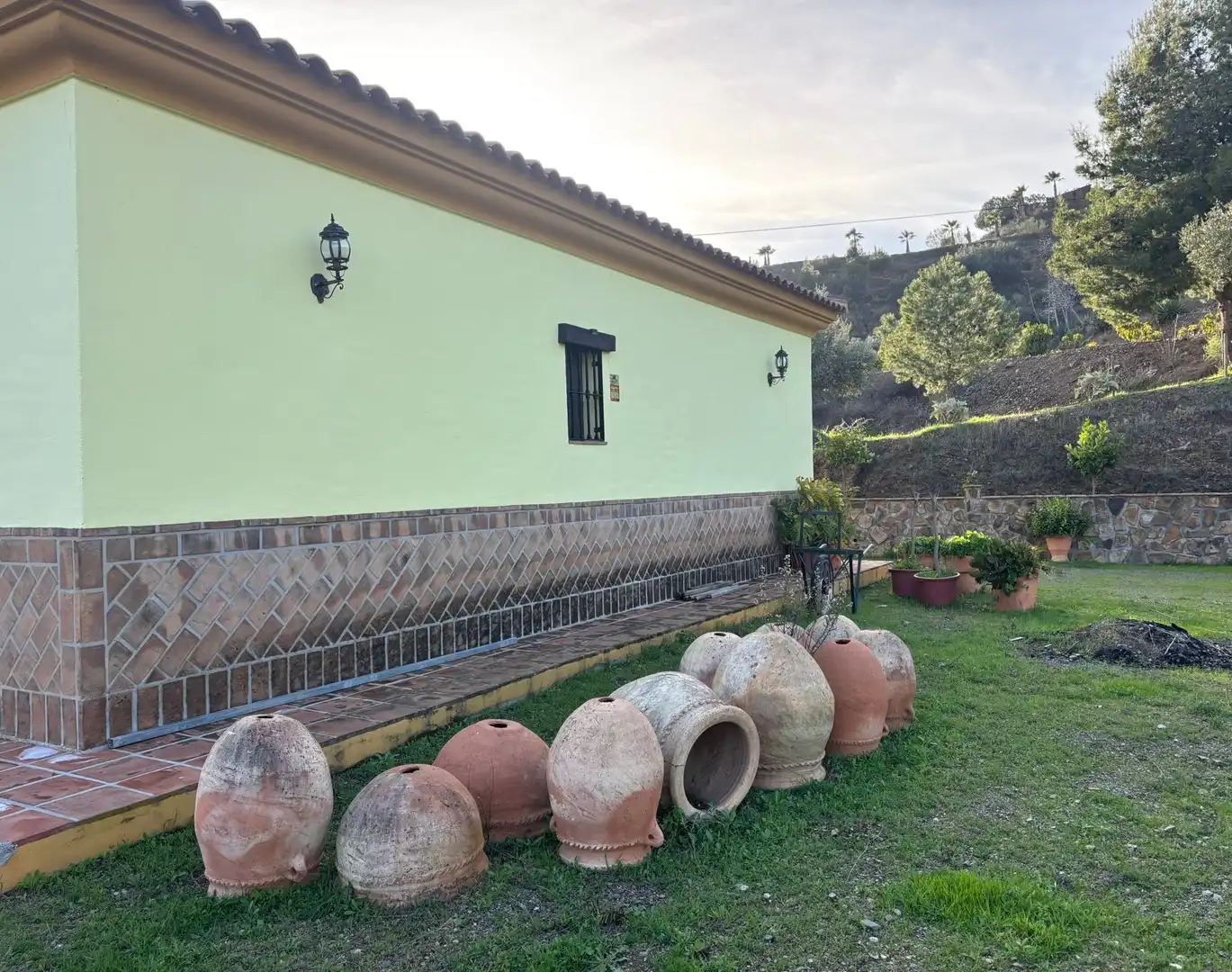 Jardí de Finca rústica en venda en Sedella amb Jardí privat, Terrassa i Traster