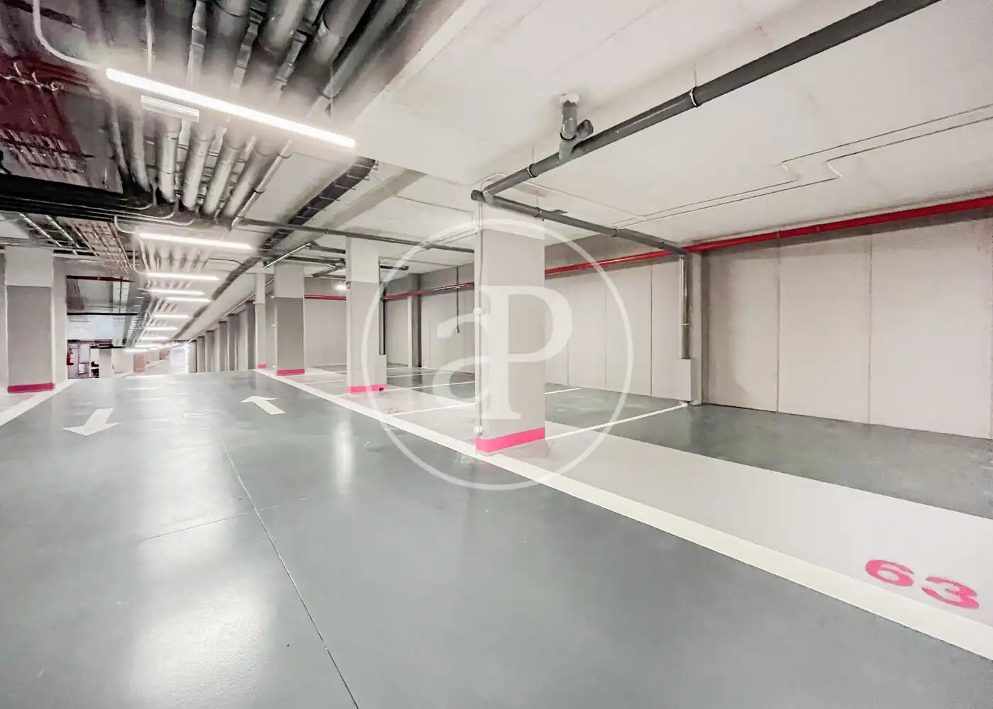 Parking of Flat for rent in Pozuelo de Alarcón  with Air Conditioner, Heating and Private garden