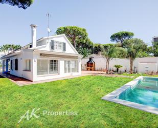 Exterior view of House or chalet to rent in Castelldefels  with Air Conditioner, Private garden and Terrace