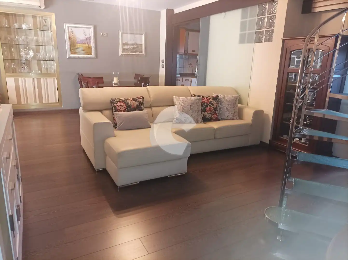 Sala de estar de Casa adosada en venta en Ourense Capital 