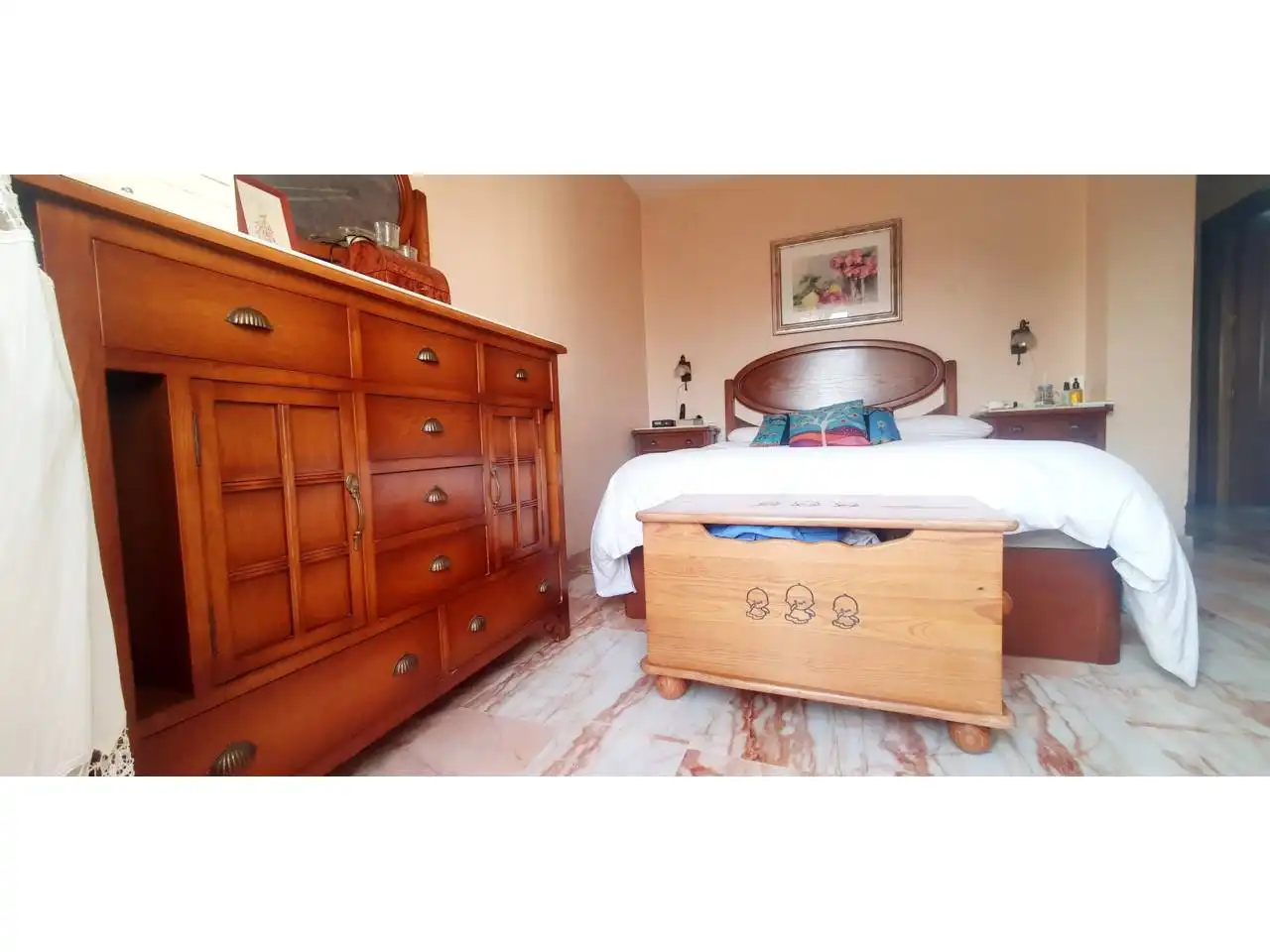 Bedroom of Detached homes for sale in Roquetas de Mar  with Air Conditioner, Heating and Private garden
