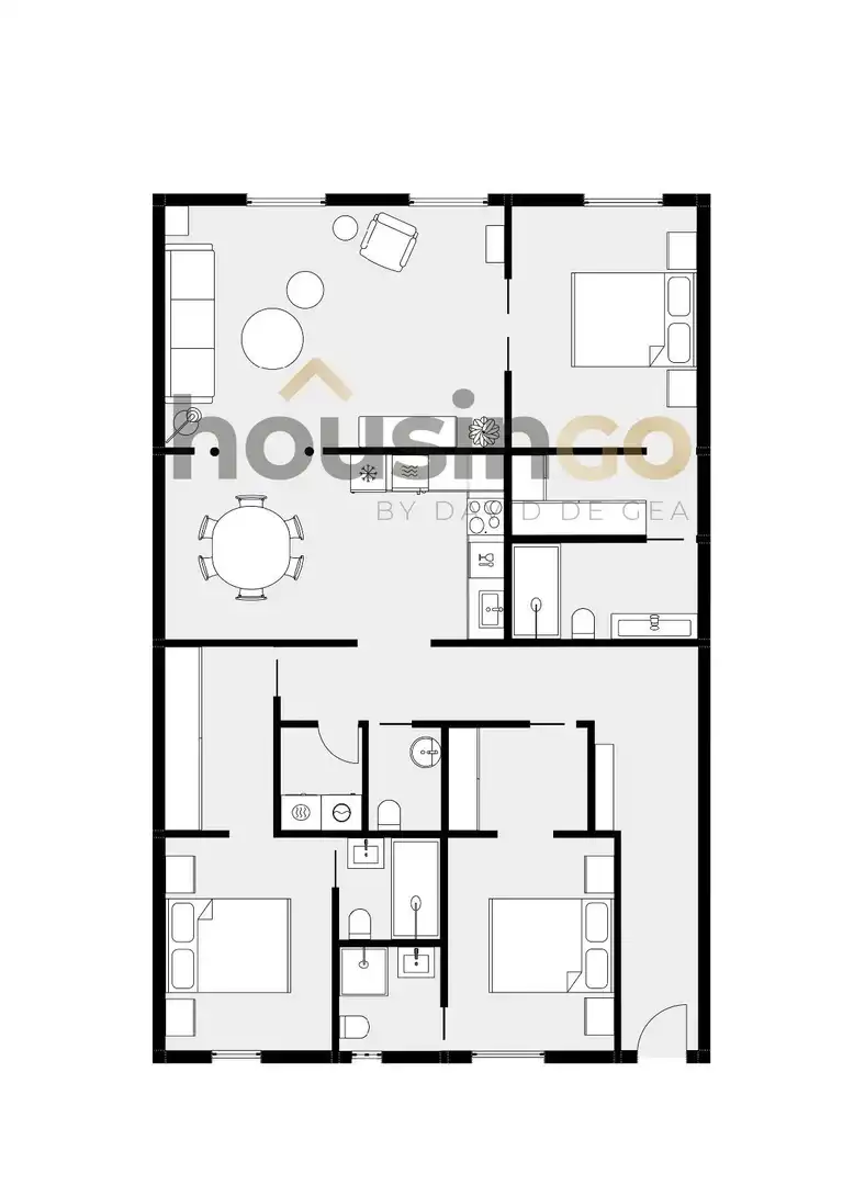 Flat for sale in Madrid  with Air Conditioner, Heating and Parquet flooring