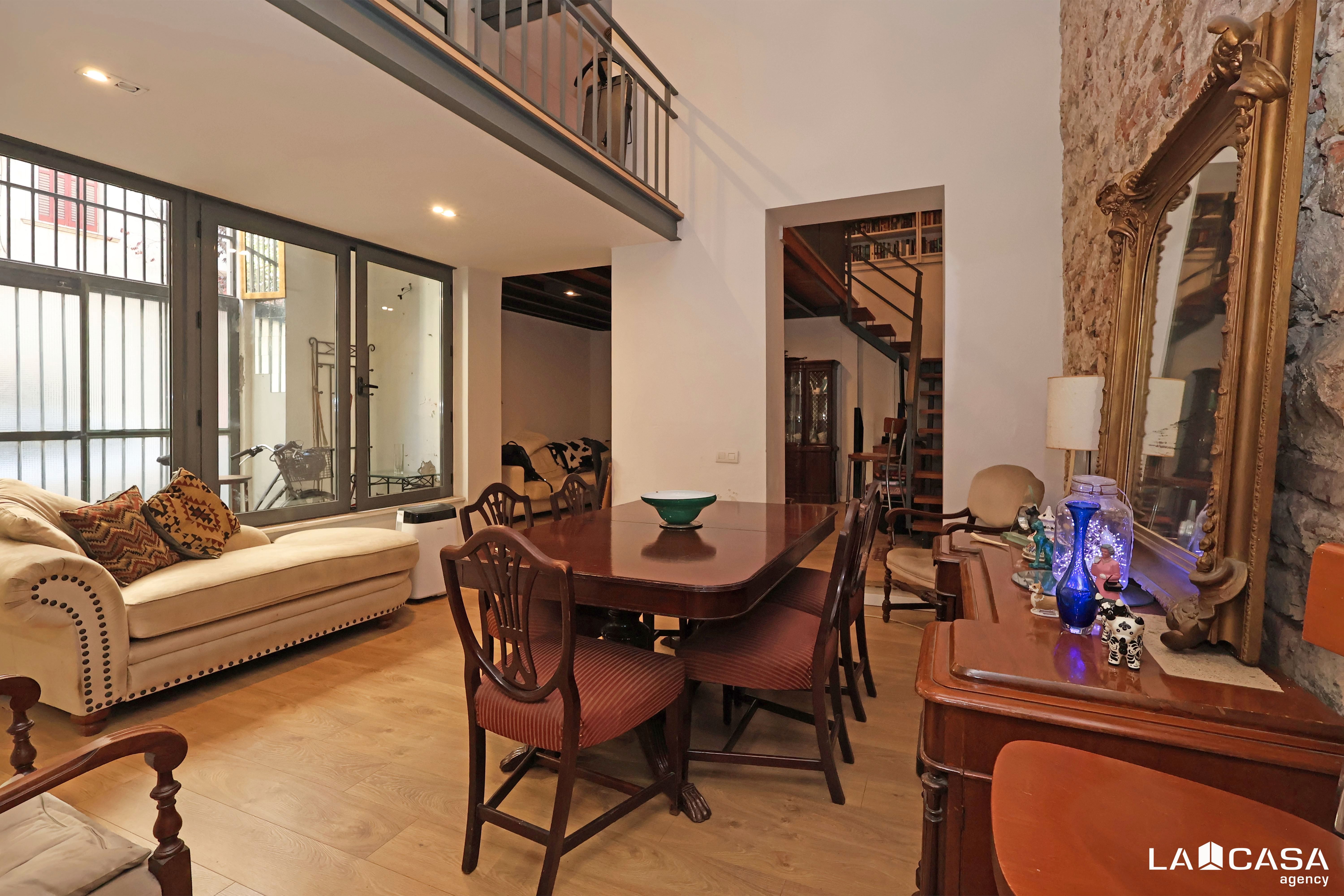 Dining room of Duplex for sale in  Barcelona Capital  with Heating