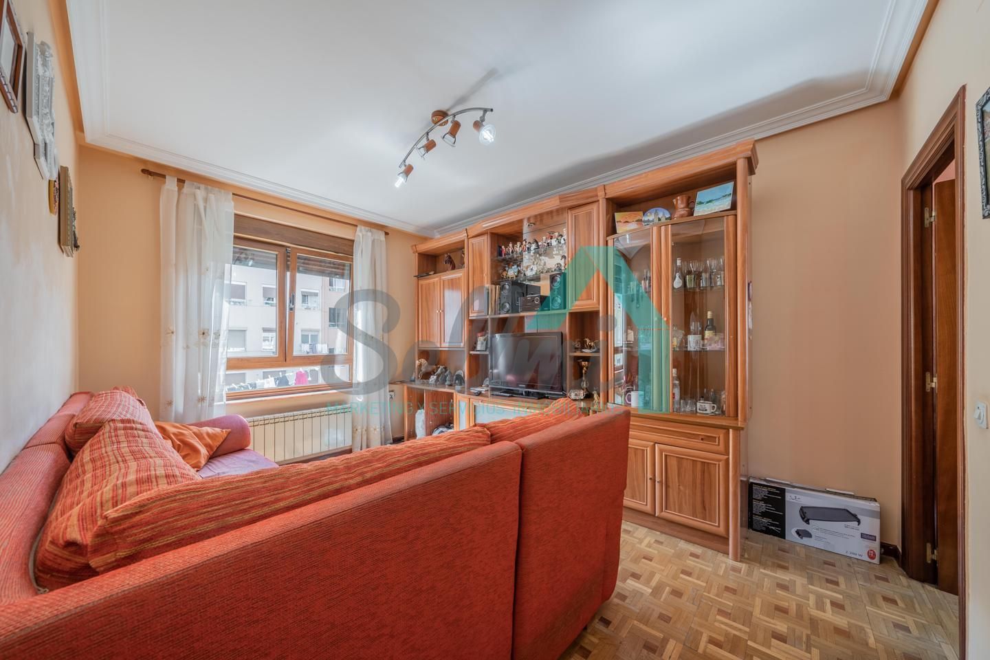 Vista exterior de Piso en venta en Mieres (Asturias) con Calefacción, Parquet y Trastero