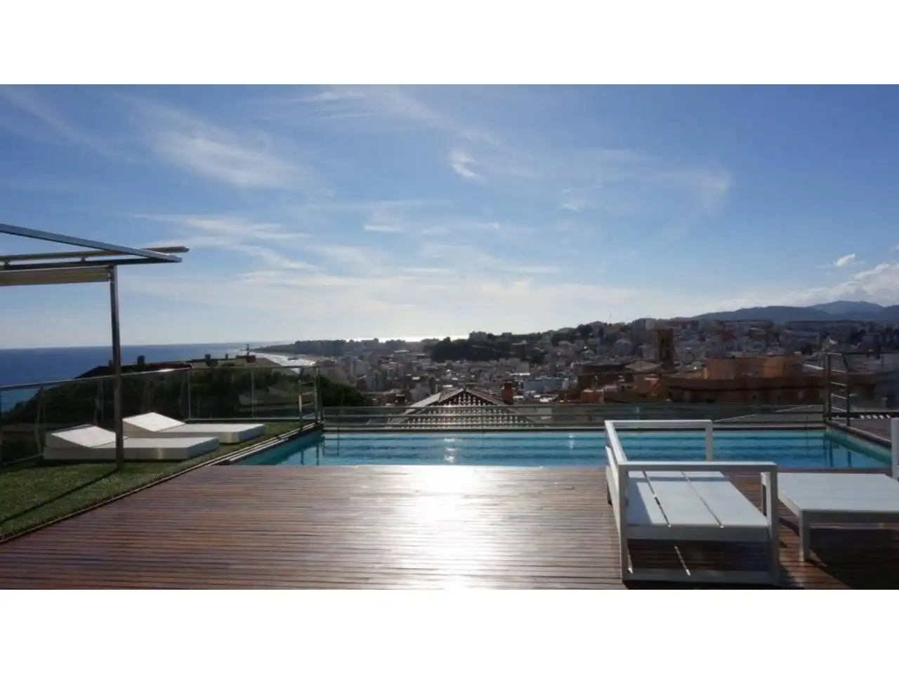 Swimming pool of Houses for sale in Blanes  with Heating, Terrace and Furnished