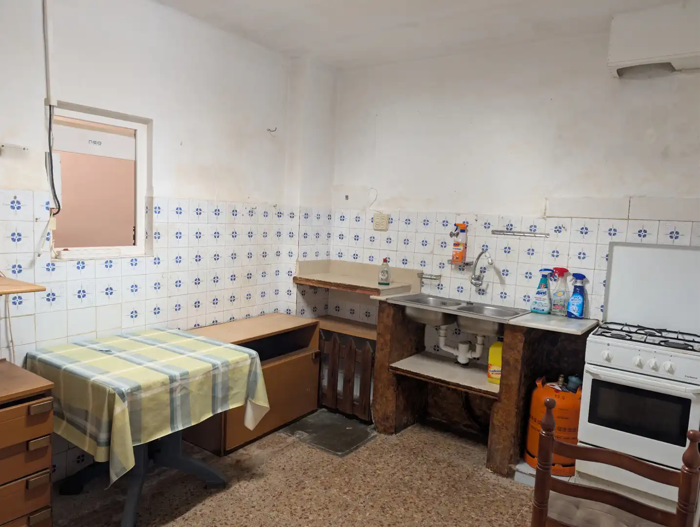 Cocina de Casa adosada en venta en Castellón de la Plana / Castelló de la Plana con Terraza