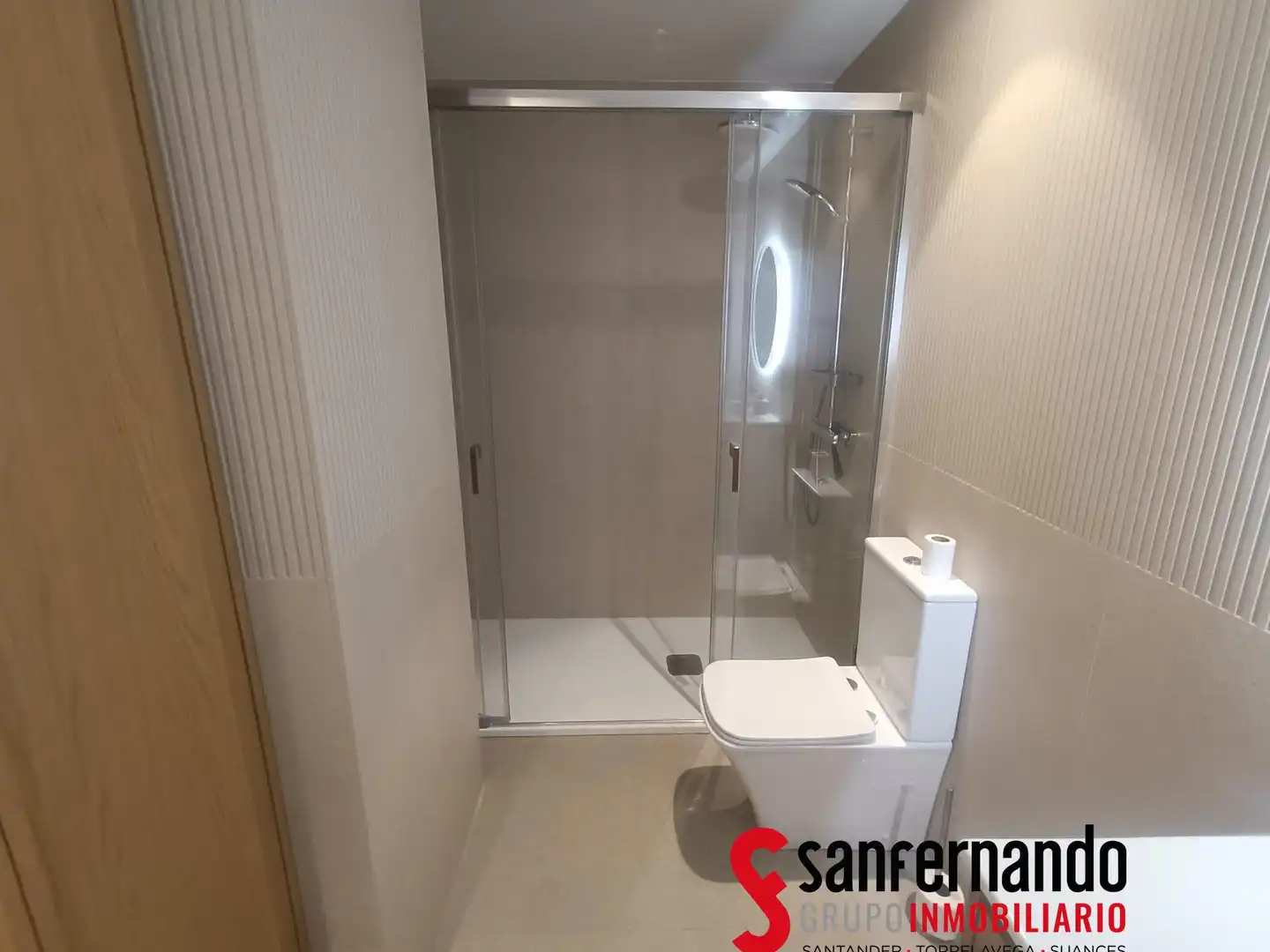 Badezimmer von Wohnung zur Miete in Santander mit Heizung, Möbliert und Balkon