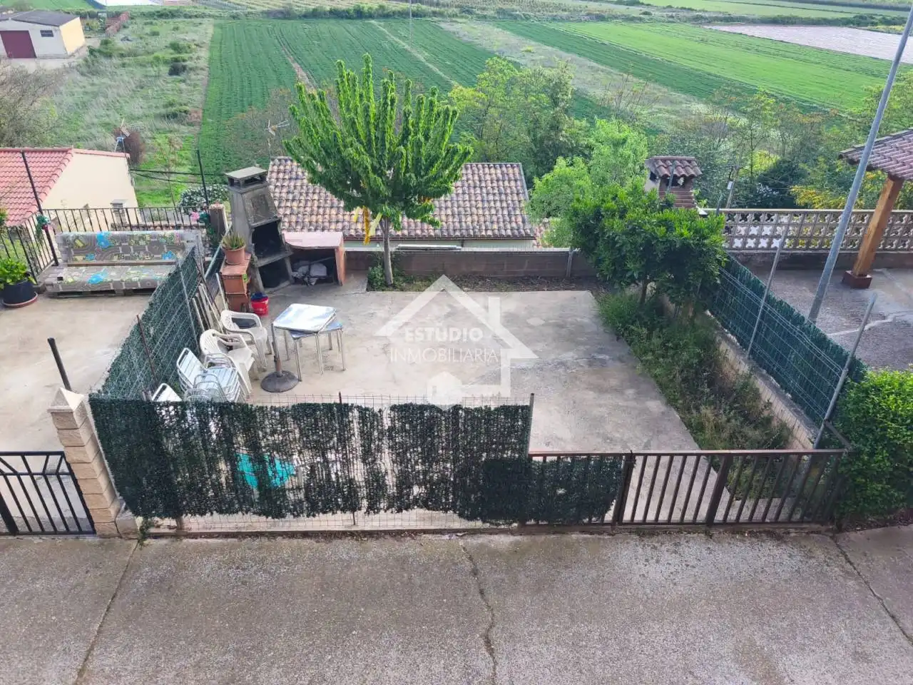 Terraza de Casa o chalet en venta en Mendavia con Calefacción, Jardín privado y Parquet