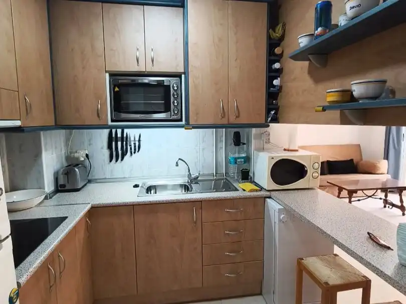 Kitchen of Flat for sale in Mazarrón  with Air Conditioner, Terrace and Balcony