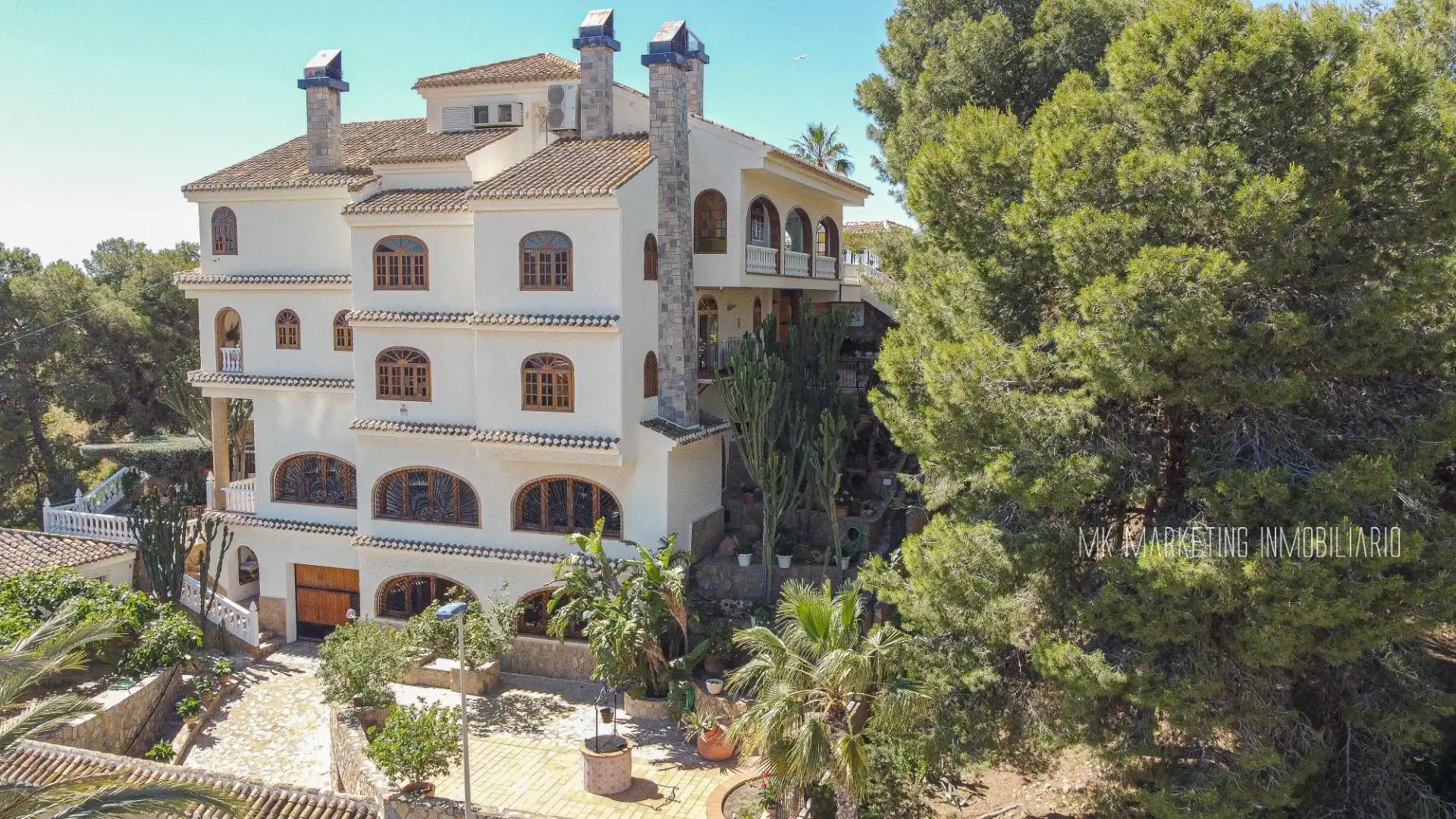 Außenansicht von Haus oder Chalet zum Verkauf in Mazarrón mit Heizung, Privatgarten und Terrasse
