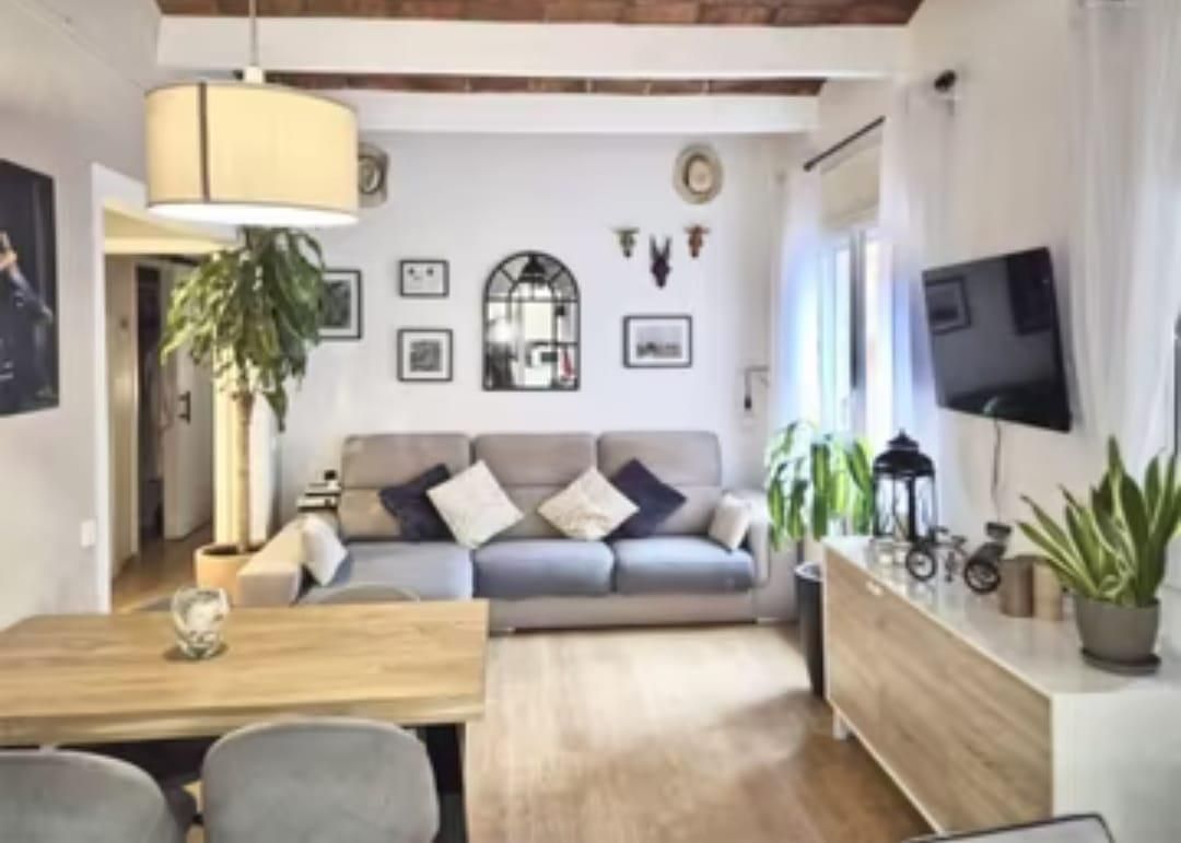 Sala d'estar de Pis en venda en  Barcelona Capital amb Aire condicionat, Calefacció i Parquet