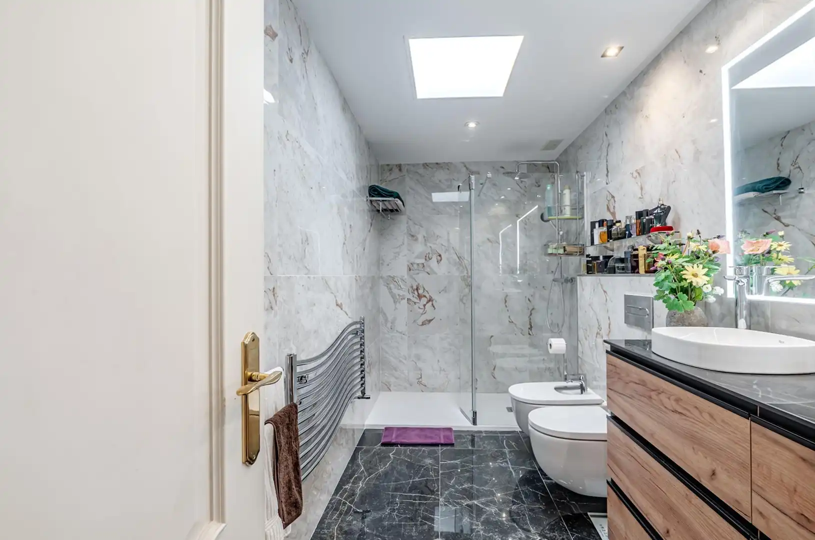 Badezimmer von Maisonette zum Verkauf in Majadahonda mit Heizung, Privatgarten und Terrasse