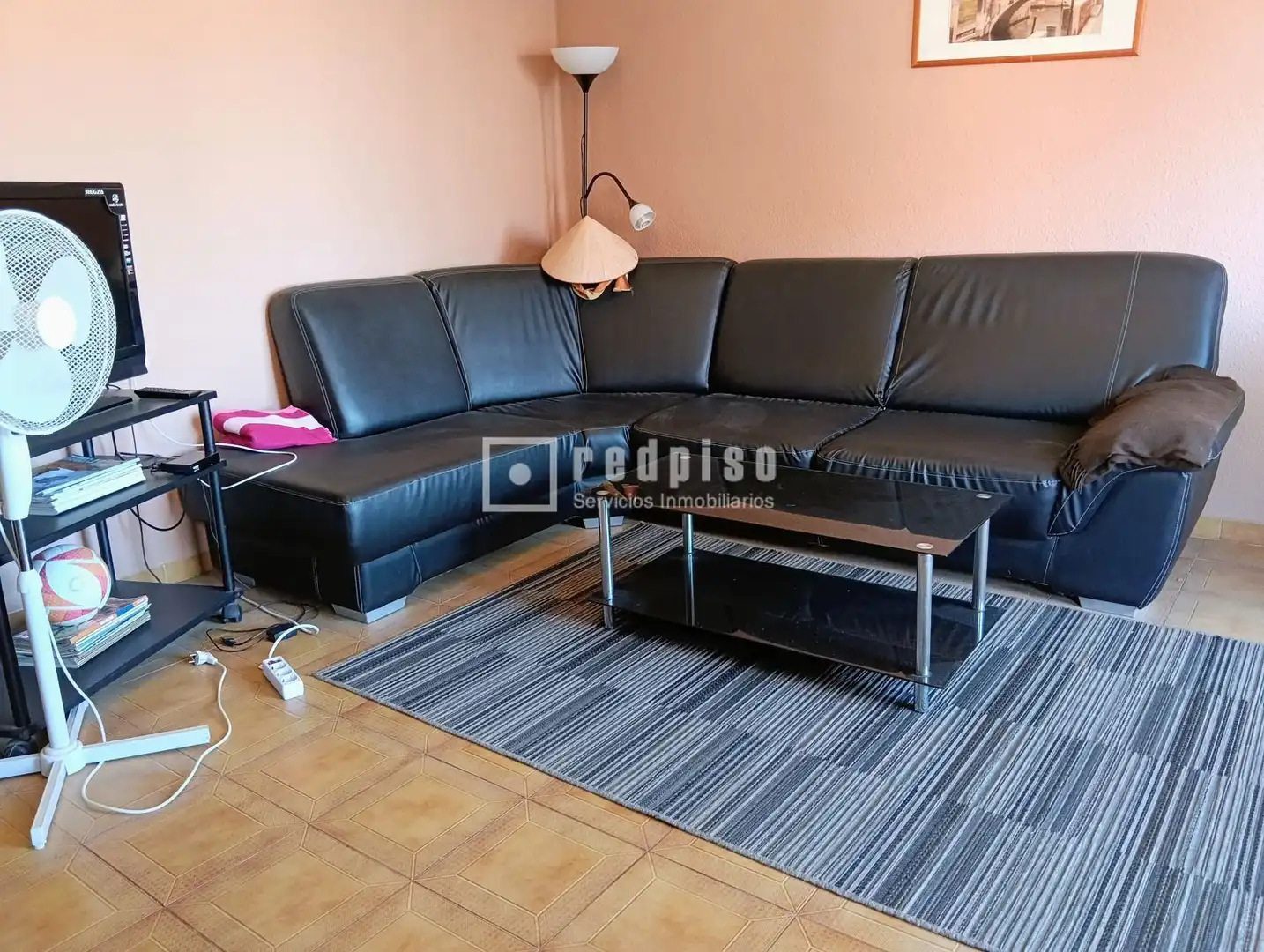 Sala d'estar de Pis de lloguer en Castellón de la Plana / Castelló de la Plana amb Aire condicionat i Terrassa