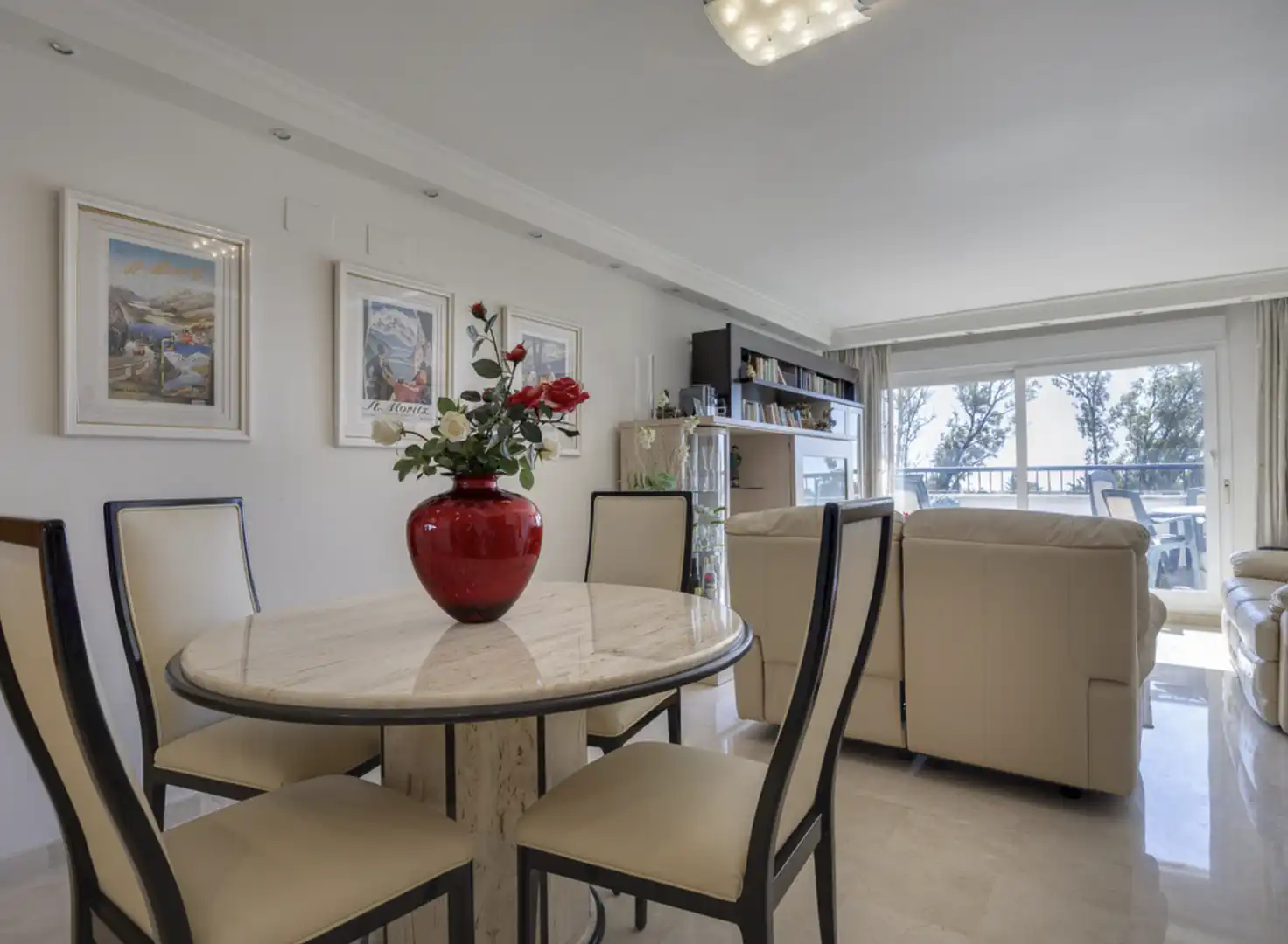 Comedor de Apartamento en venta en Marbella con Aire acondicionado, Calefacción y Terraza