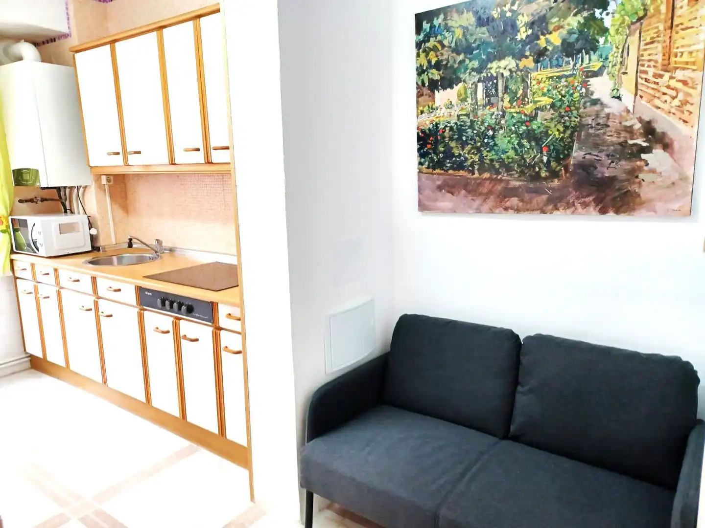 Sala de estar de Piso de alquiler en Salamanca con Calefacción