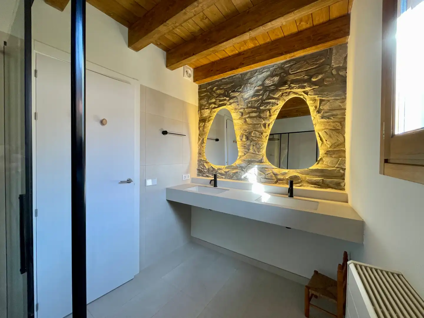 Baño de Finca rústica en venta en Setcases con Calefacción, Parquet y Trastero