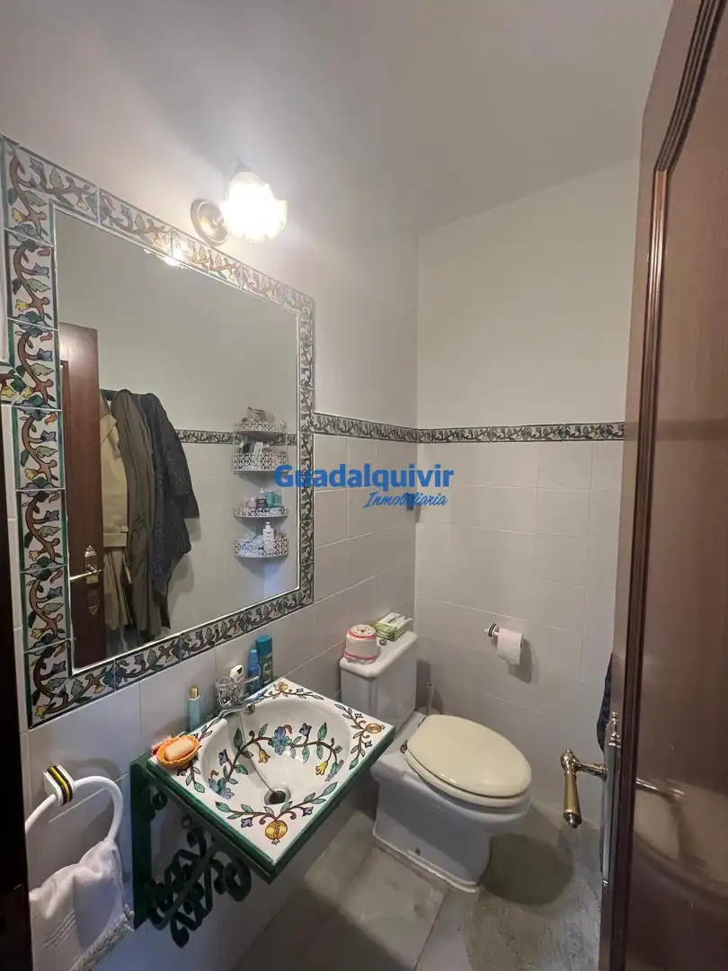 Bany de Casa o xalet en venda en Dos Hermanas amb Aire condicionat, Jardí privat i Terrassa