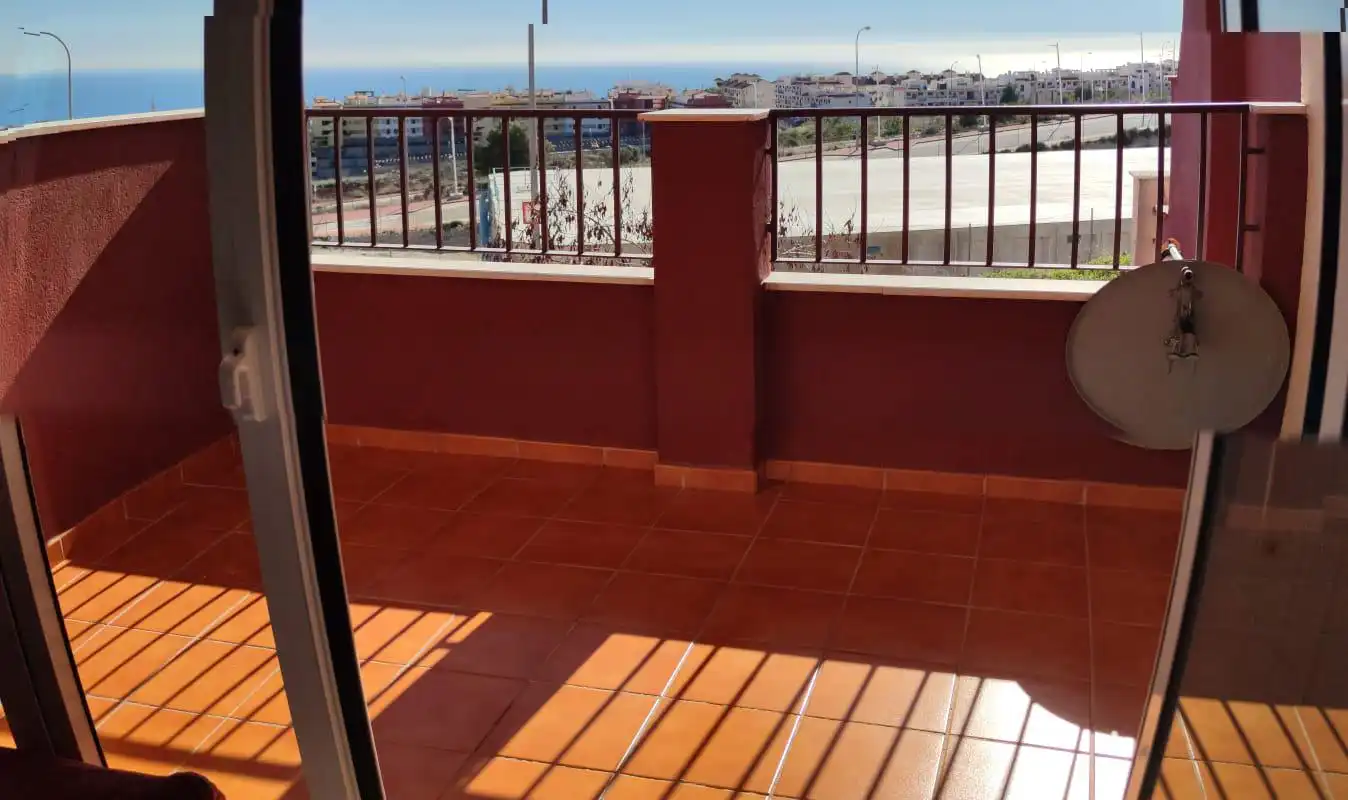 Terrassa de Pis de lloguer en Benalmádena amb Terrassa, Piscina i Moblat