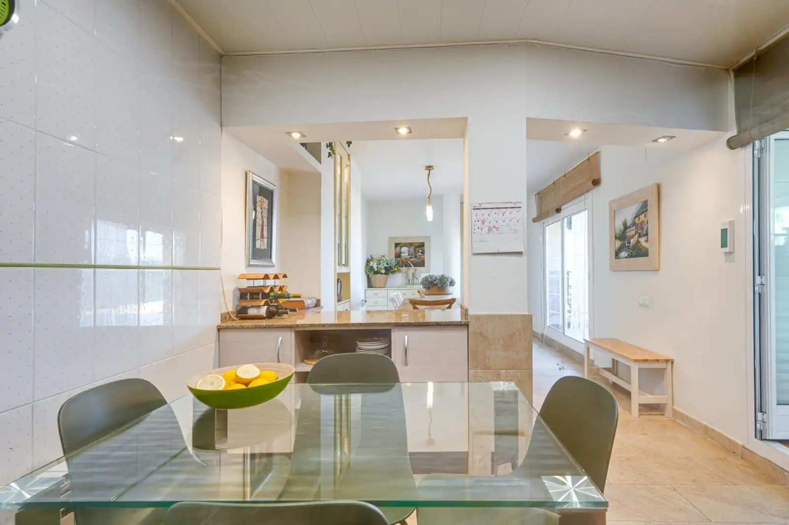Kitchen of Attic for sale in Sant Feliu de Llobregat  with Air Conditioner, Heating and Terrace