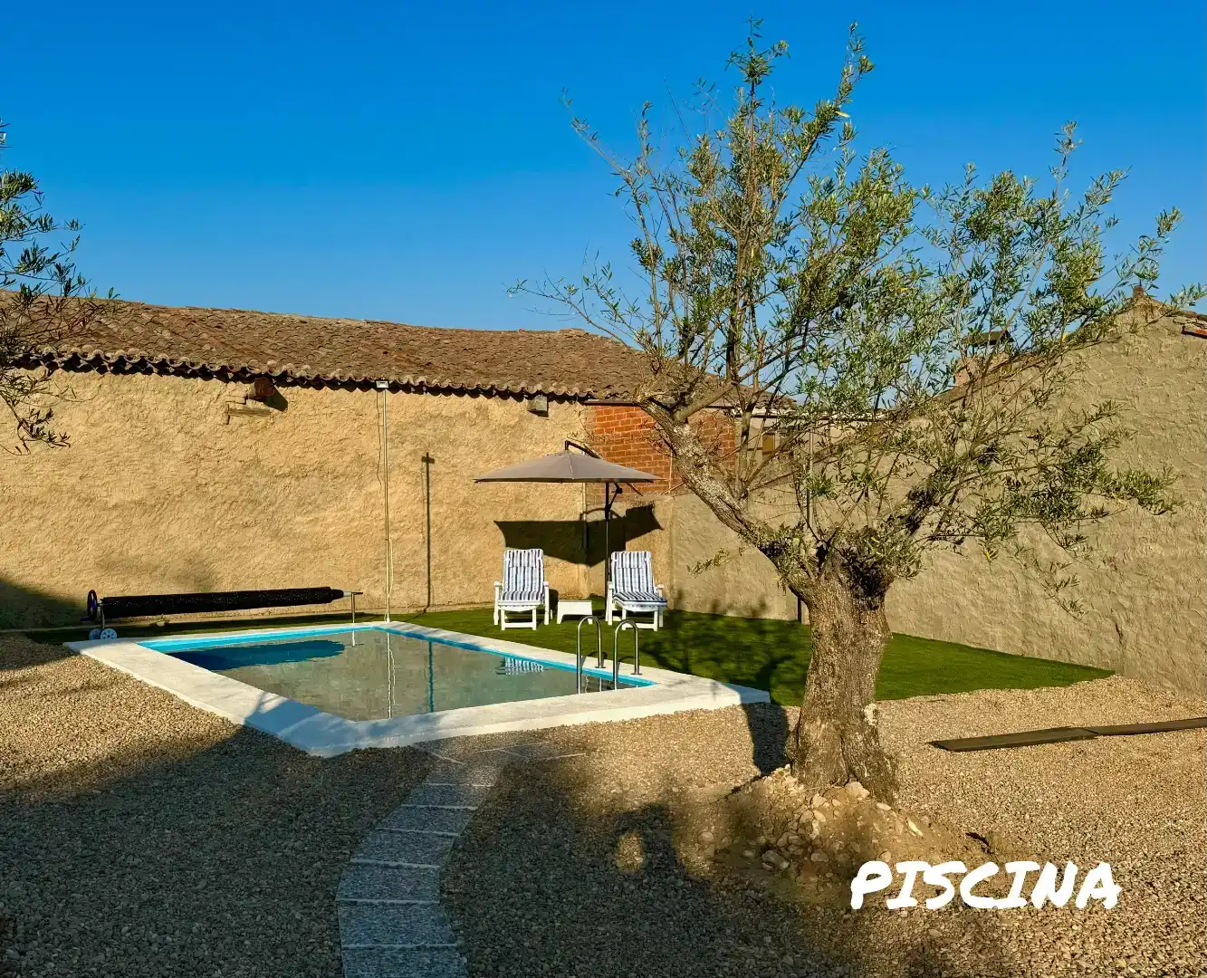 Piscina de Casa o chalet en venta en Sanzoles con Jardín privado, Parquet y Piscina