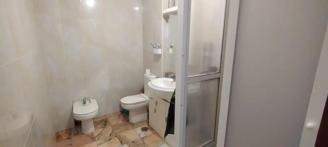 Bathroom of Flat for sale in Ferrol  with Heating, Parquet flooring and Storage room