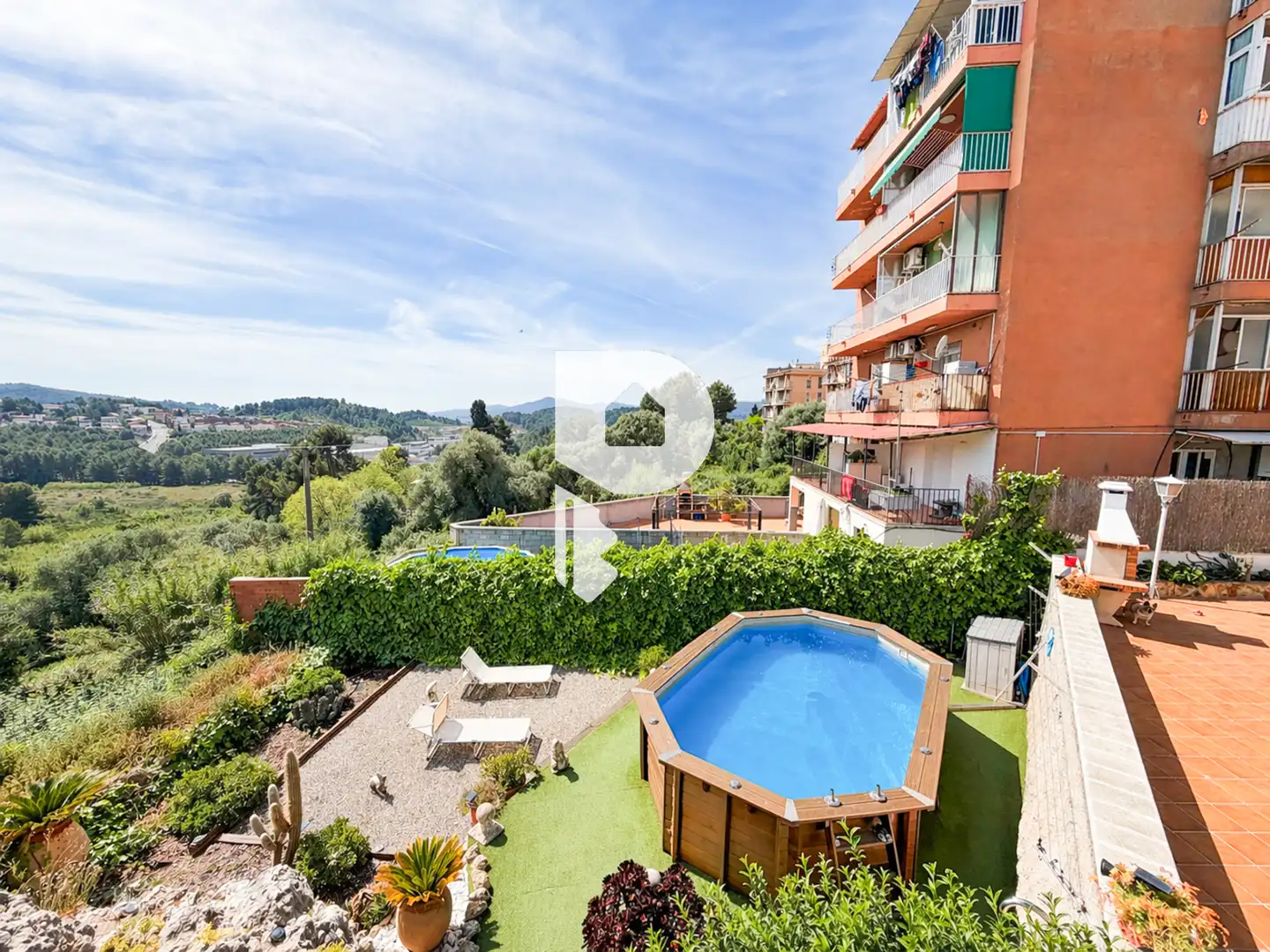 Piscina de Casa o xalet en venda en El Papiol amb Aire condicionat, Calefacció i Jardí privat
