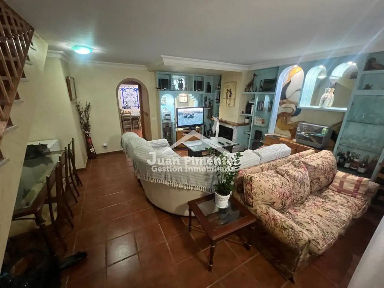 Sala de estar de Casa o chalet de alquiler en Estepona con Aire acondicionado y Amueblado