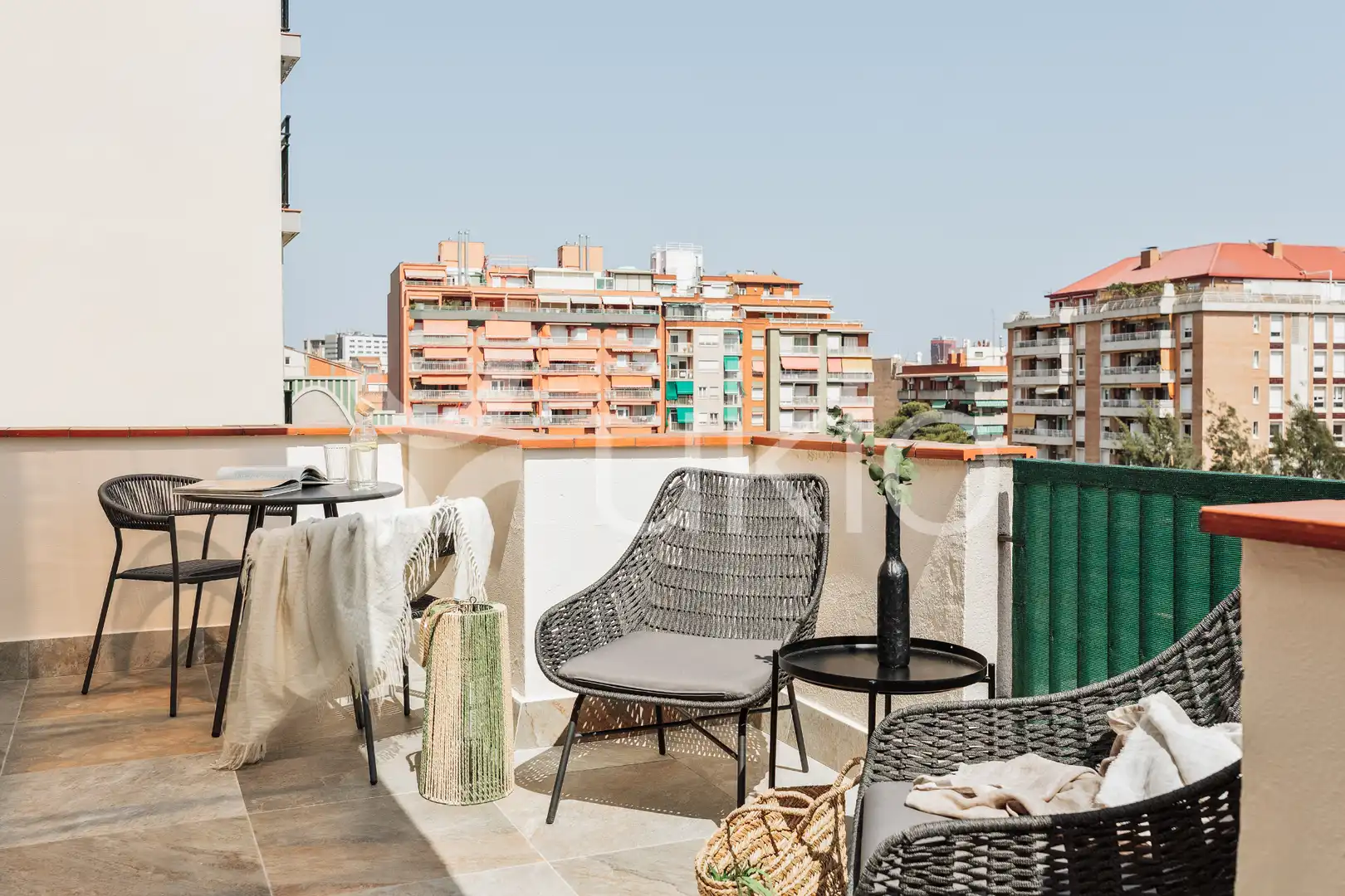 Terrasse von Wohnungen zur Miete in Barcelona mit Klimaanlage, Heizung und Terrasse