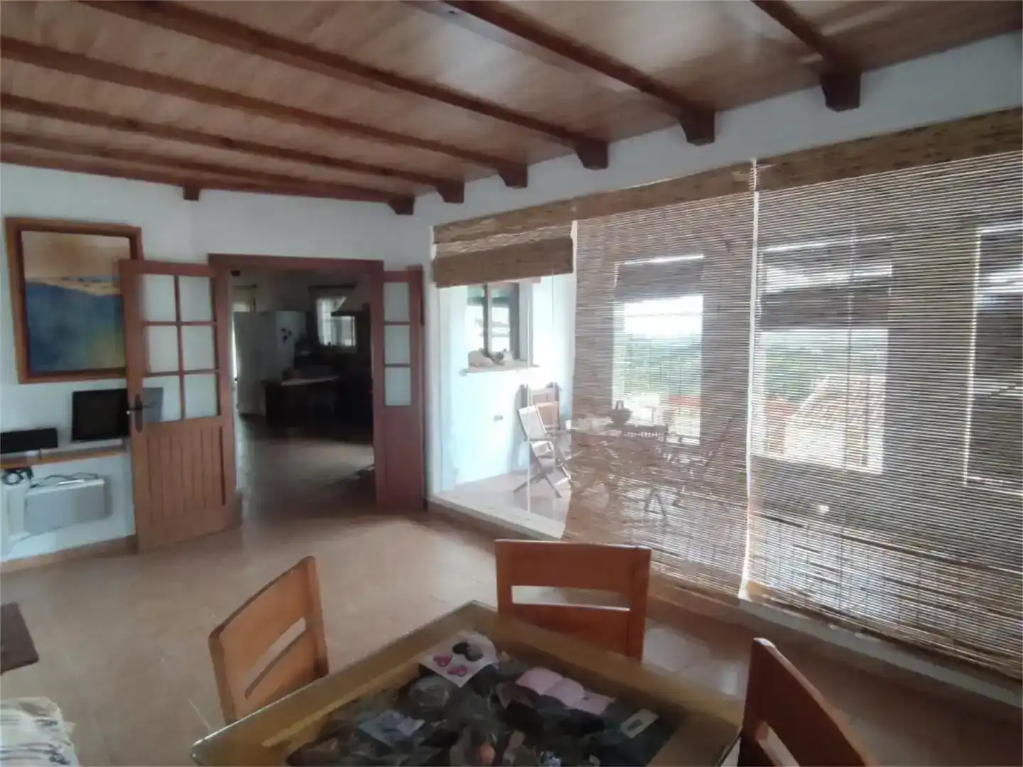 Menjador de Casa adosada en venda en Alpandeire amb Aire condicionat, Jardí privat i Parquet