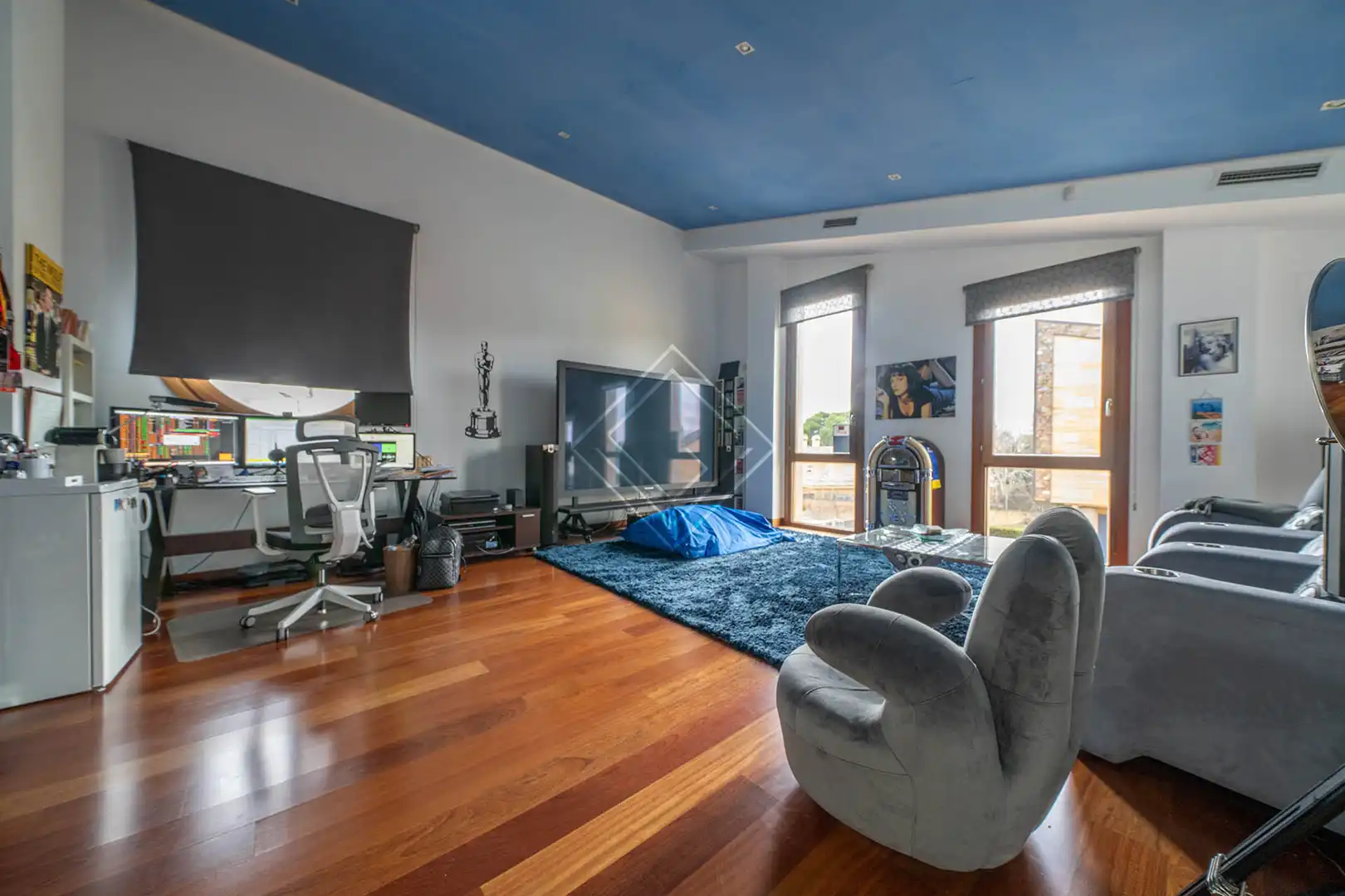 Sala de estar de Casa o chalet en venta en Madrid con Aire acondicionado, Jardín privado y Terraza