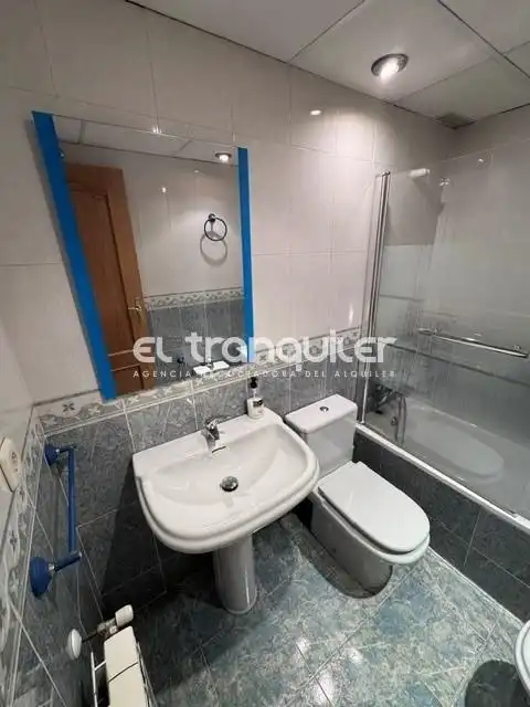 Bathroom of Flat for rent in Madrid  with Storage room, Furnished and Washing machine