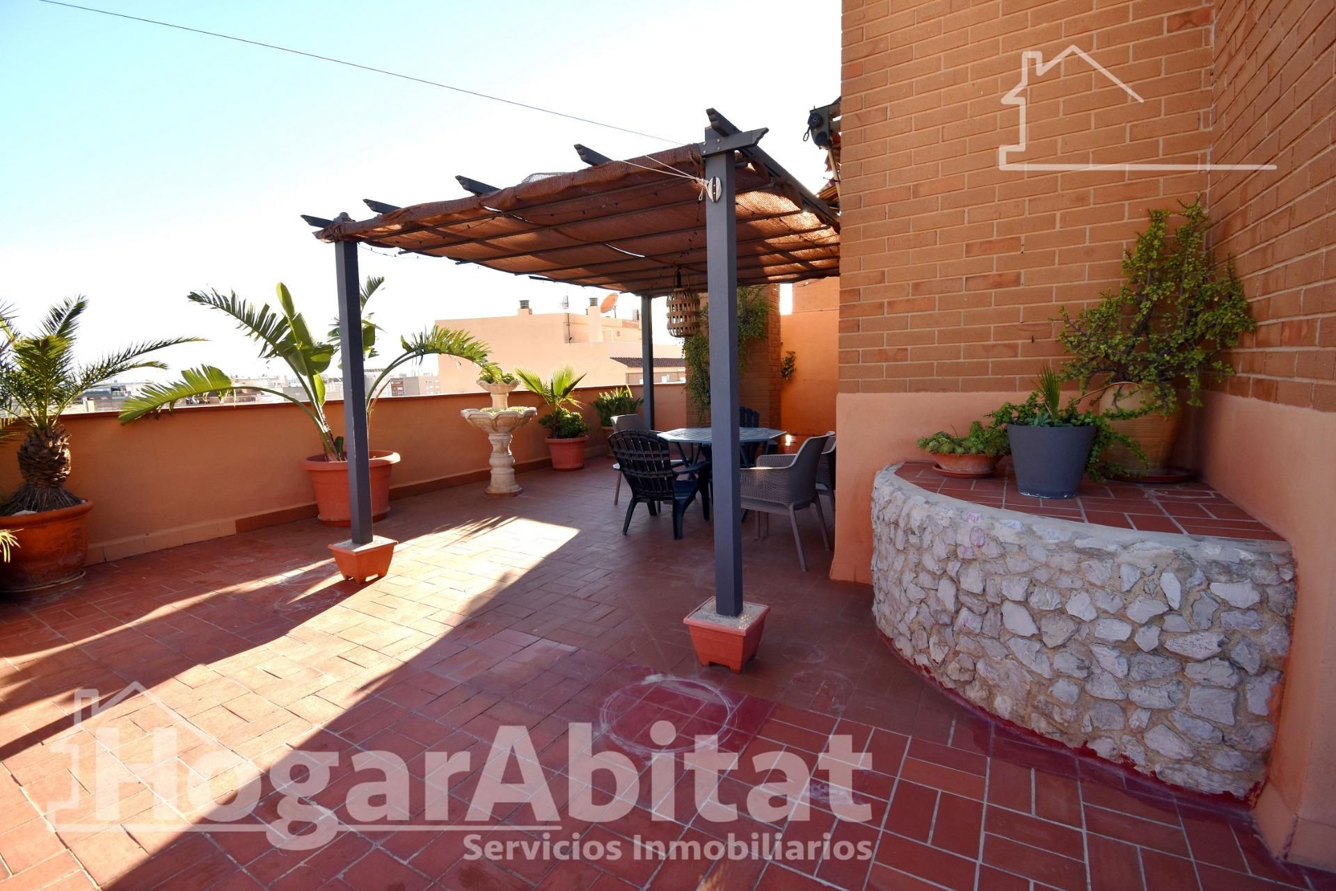 Terrasse von Dachboden zum verkauf in Burriana / Borriana mit Klimaanlage, Terrasse und Alarm