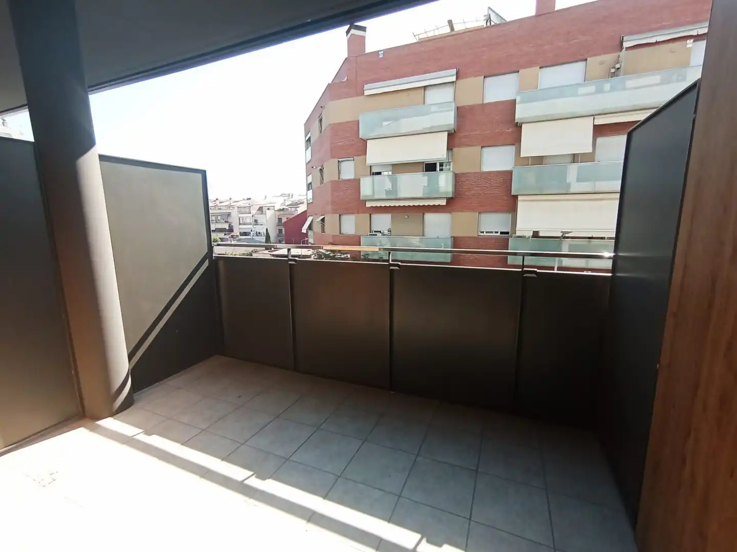 Balcony of Flat for rent in Terrassa  with Air Conditioner and Heating