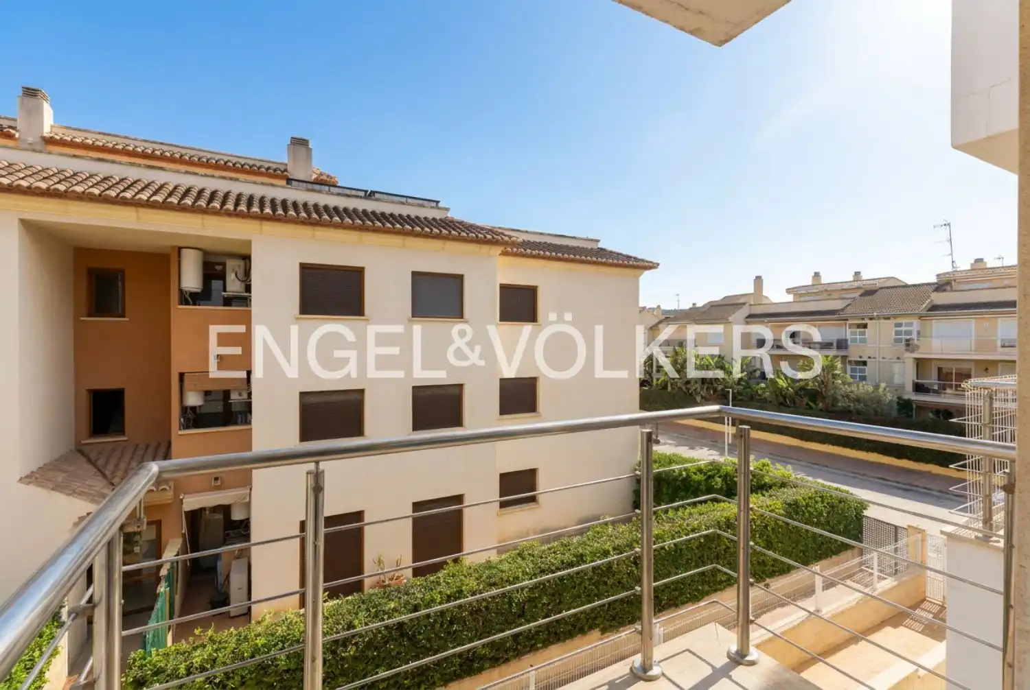 Terrasse von Wohnung zum Verkauf in Jávea / Xàbia mit Klimaanlage, Heizung und Schwimmbad