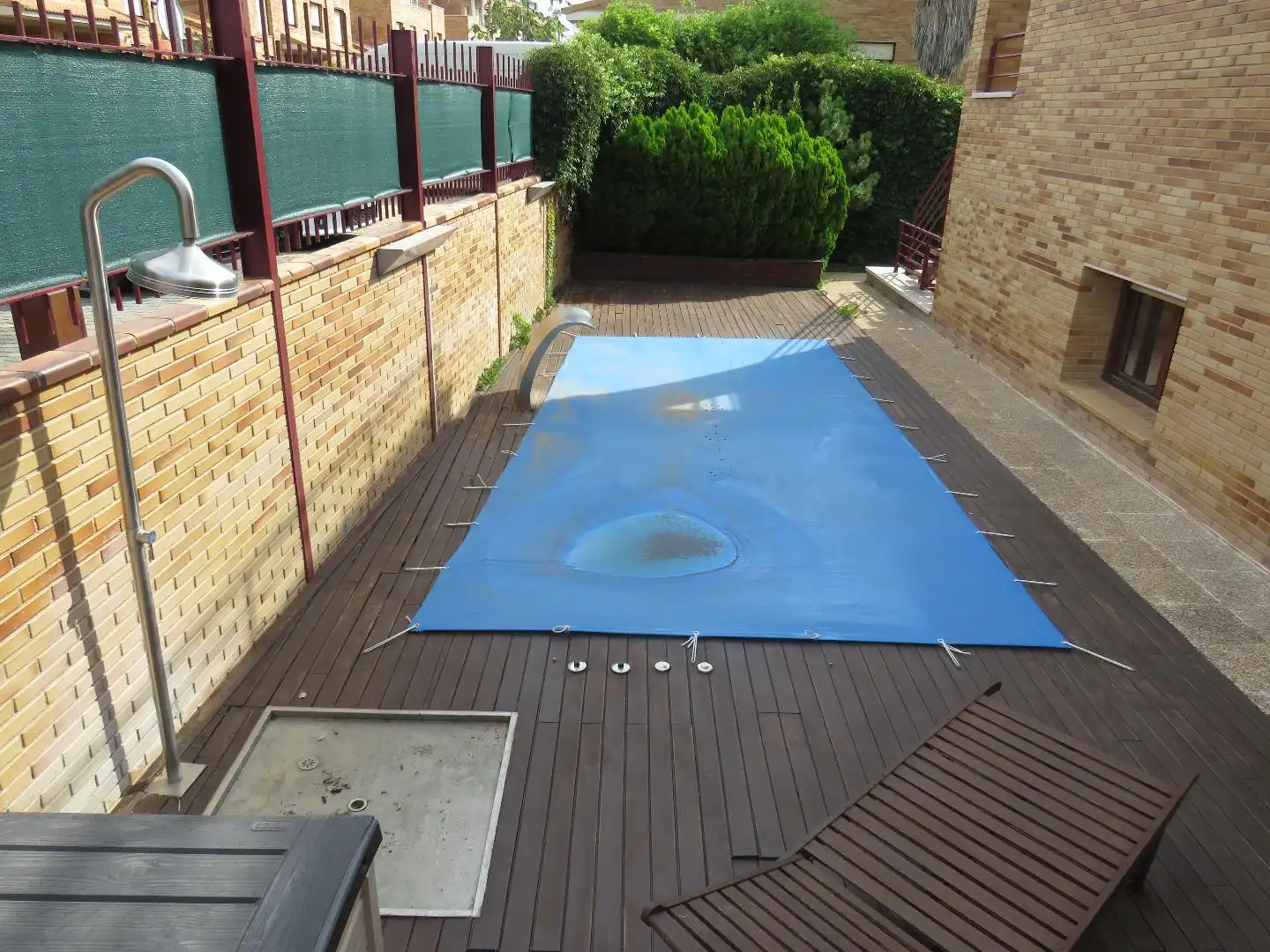 Piscina de Casa adosada de alquiler en Zaragoza con Terraza, Trastero y Piscina