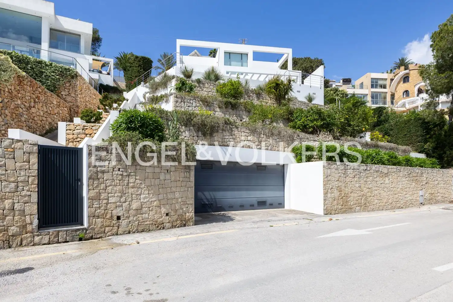 Vista exterior de Casa o xalet en venda en Jávea / Xàbia amb Aire condicionat, Calefacció i Jardí privat