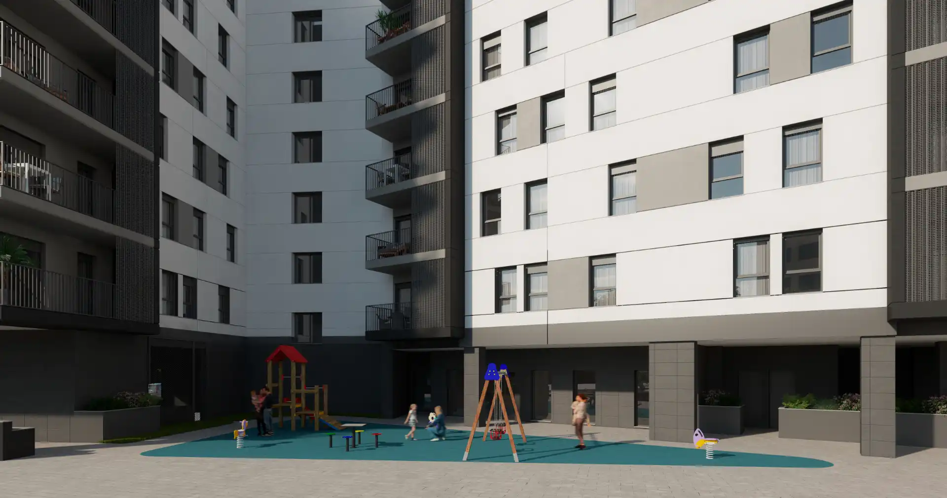 Vista exterior de Piso en venta en Sevilla con Terraza, Trastero y Piscina comunitaria