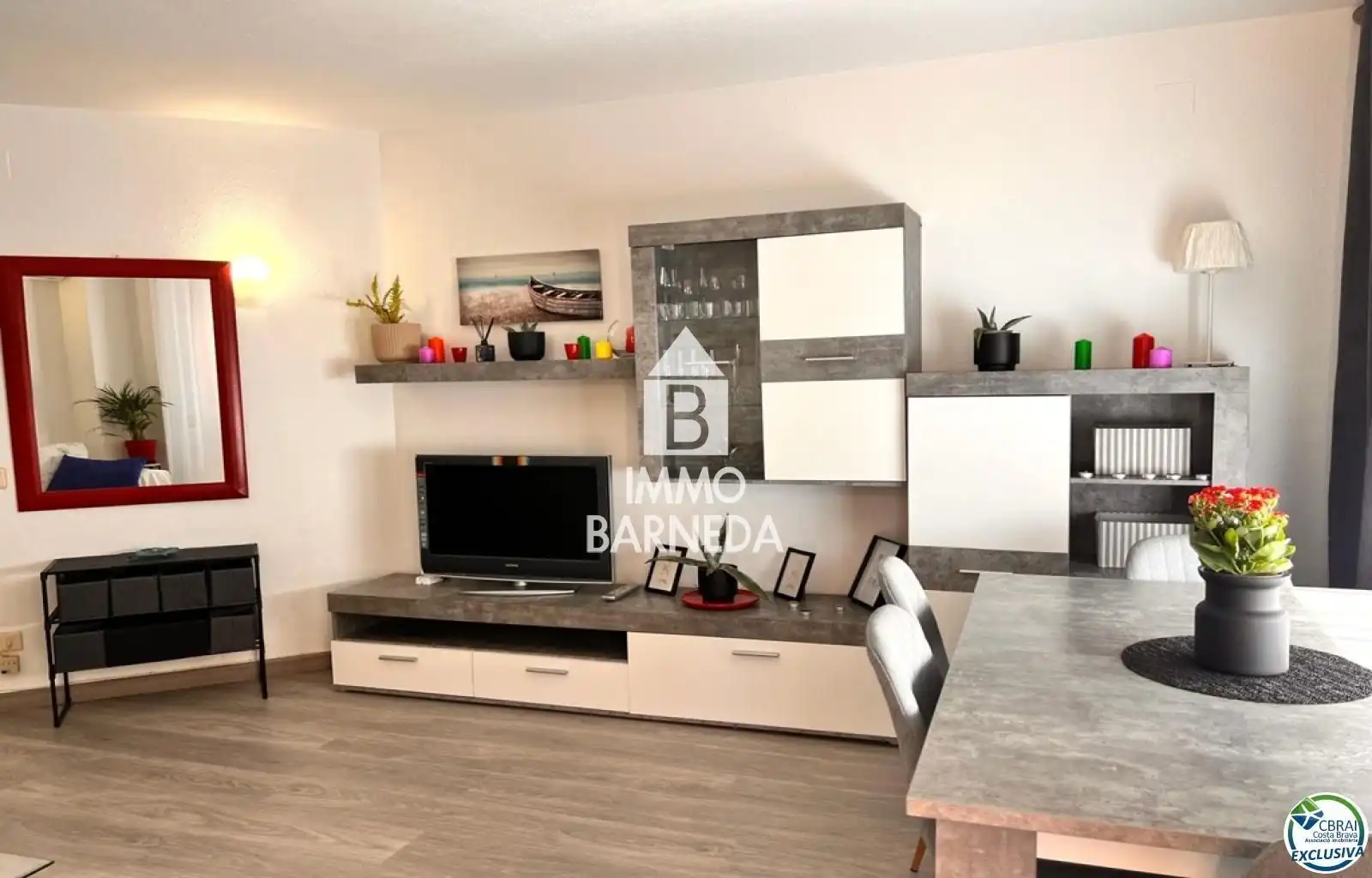Sala de estar de Piso en venta en Empuriabrava con Aire acondicionado, Calefacción y Terraza