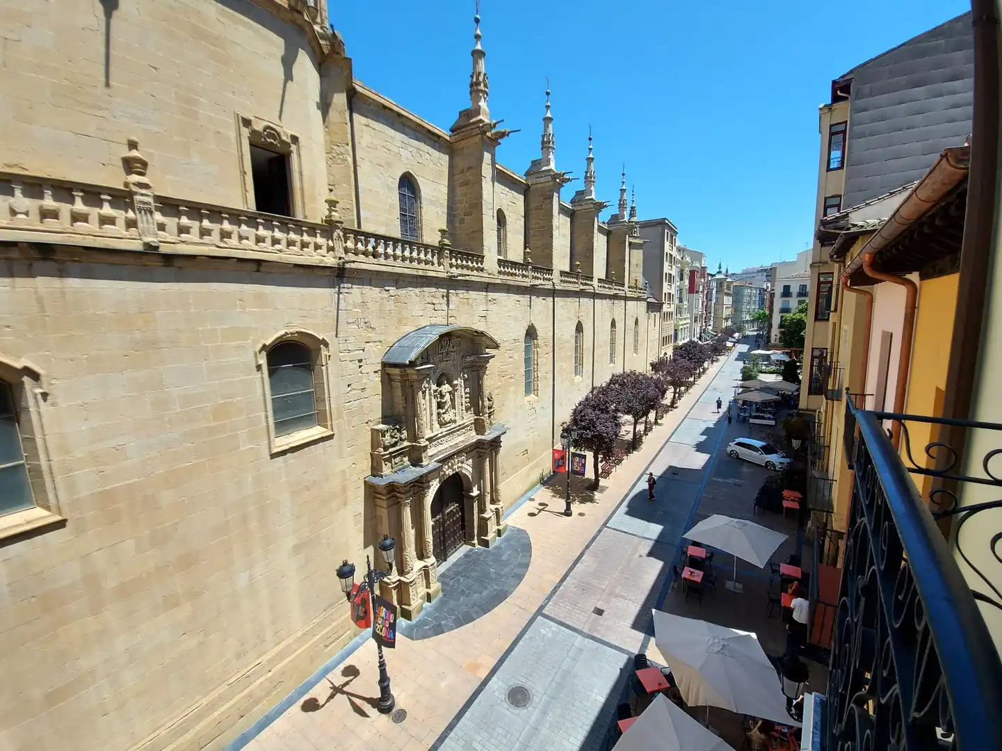 Exterior view of Flat for sale in  Logroño  with Heating, Parquet flooring and Balcony