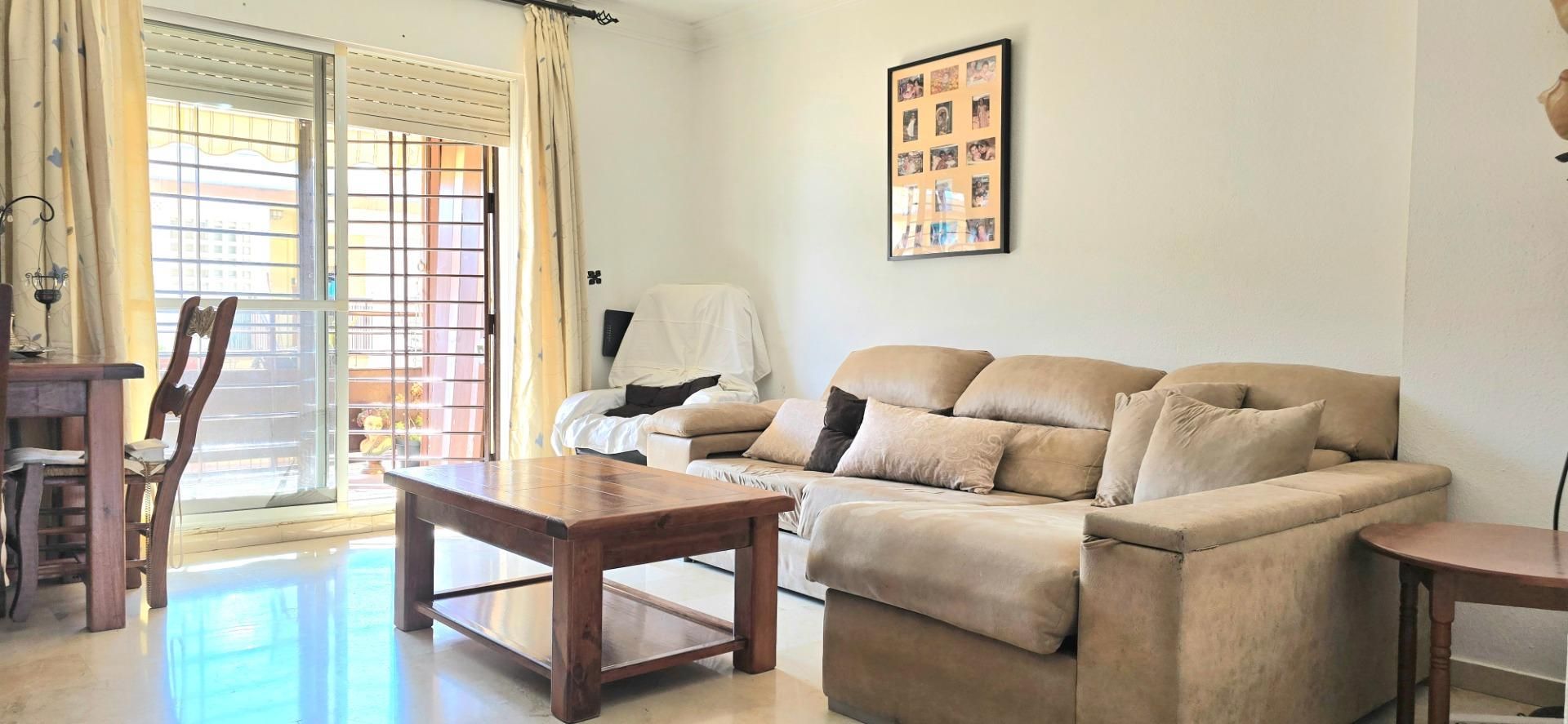 Sala de estar de Piso en venta en Marbella con Terraza