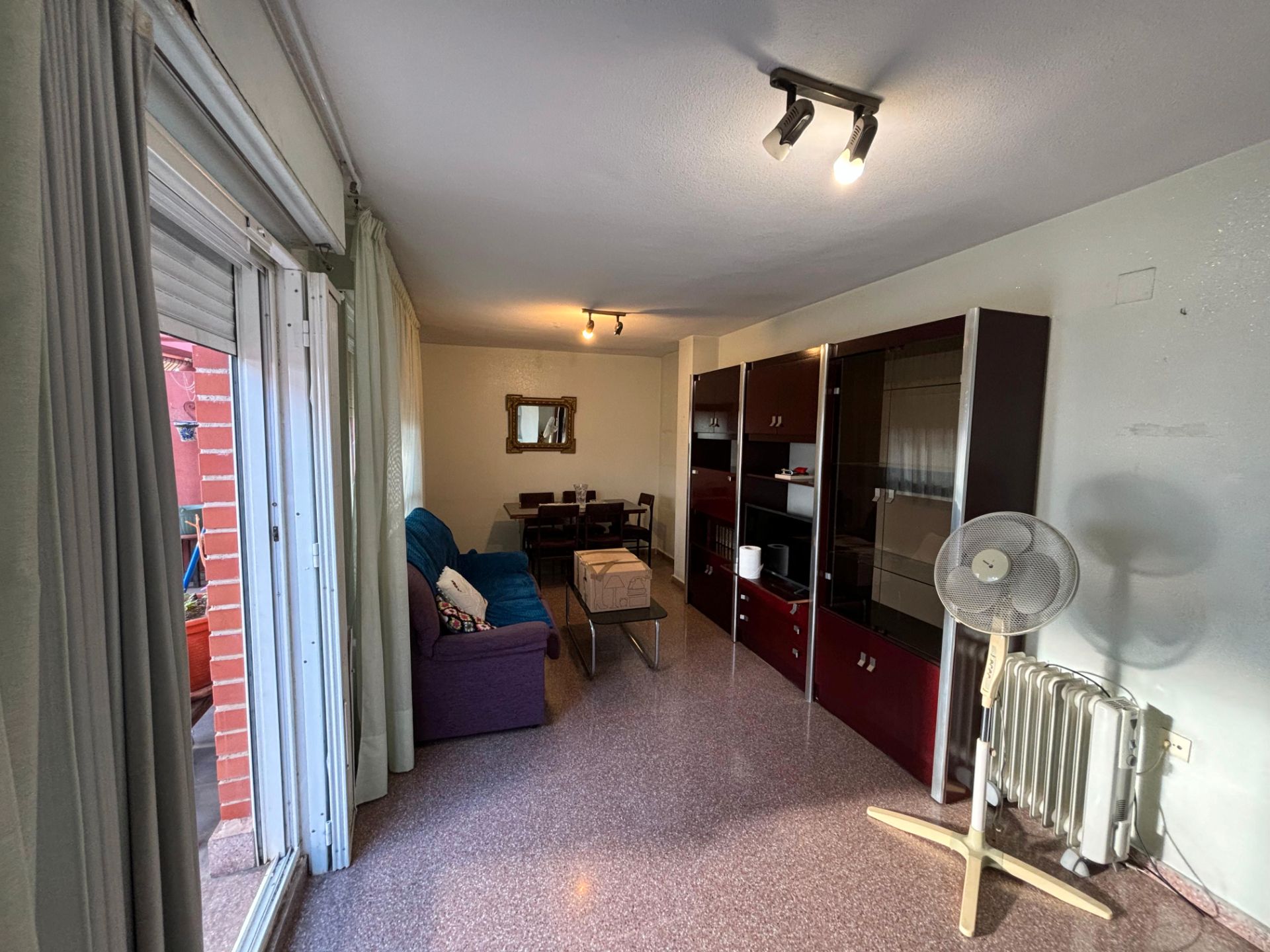Sala d'estar de Àtic en venda en Alicante / Alacant amb Aire condicionat, Terrassa i Moblat