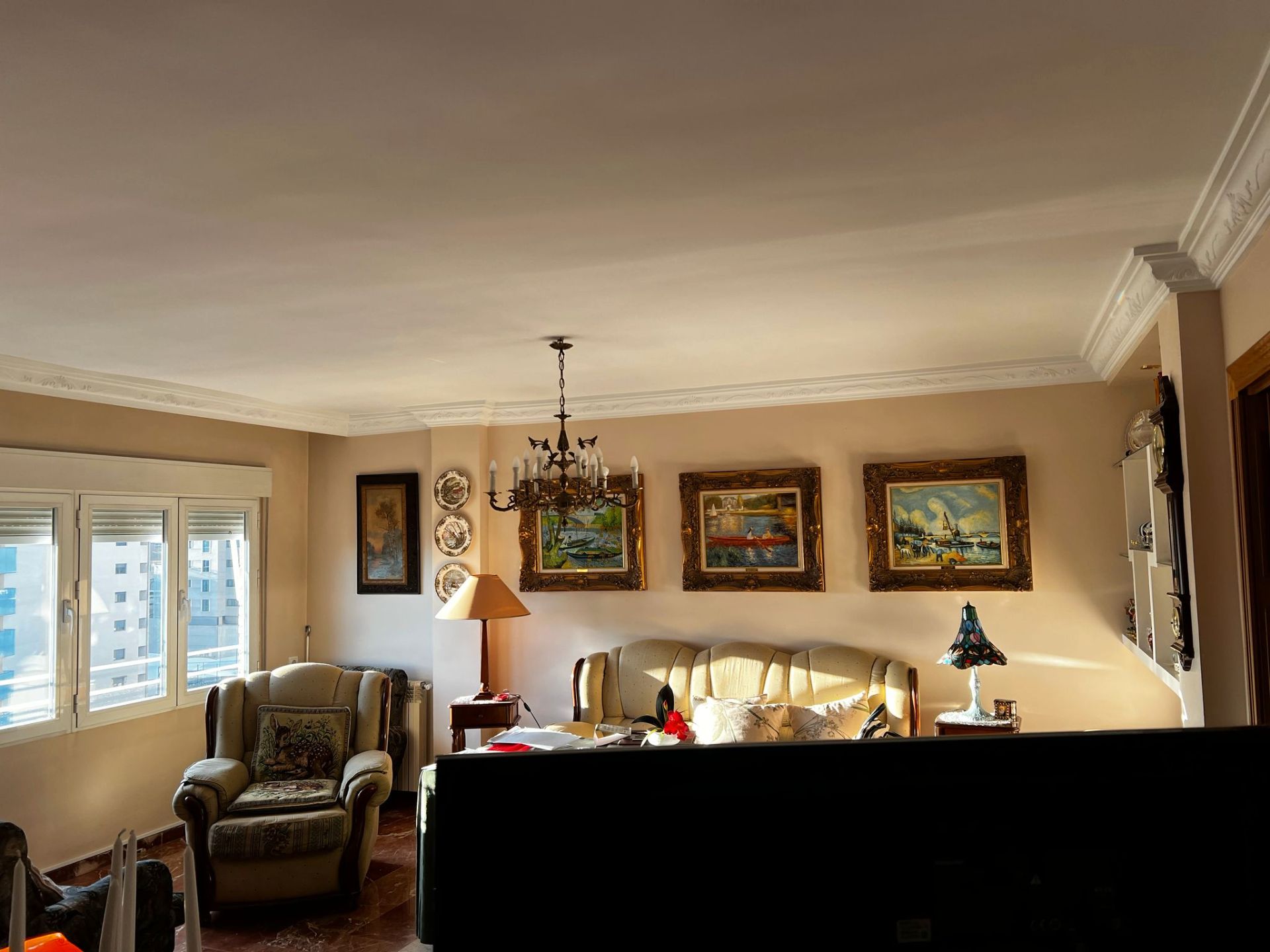 Sala de estar de Piso en venta en  Granada Capital con Calefacción y Amueblado