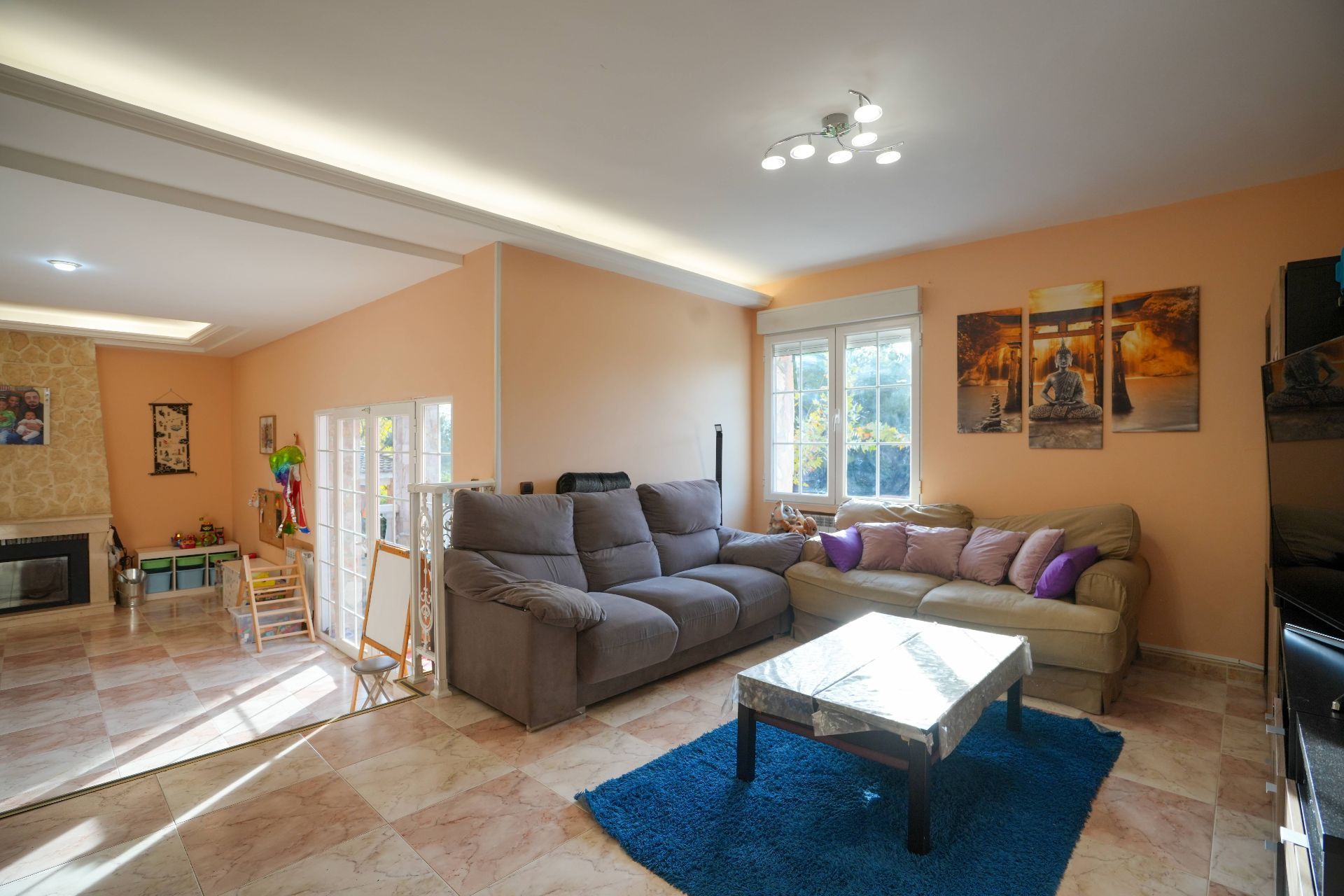 Living room of House or chalet for sale in Paracuellos de Jarama  with Air Conditioner, Heating and Private garden