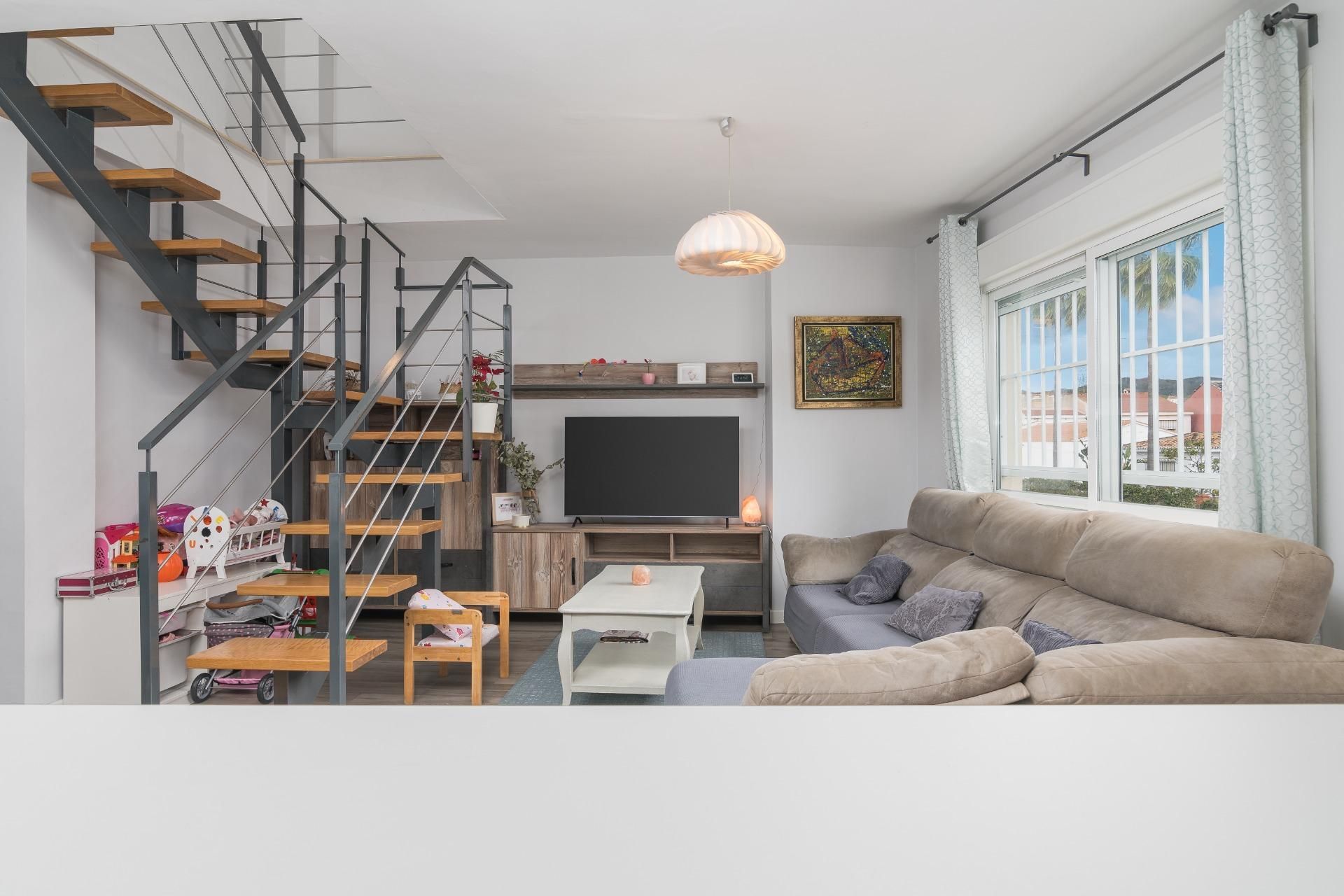 Living room of Attic for sale in Málaga Capital  with Air Conditioner, Terrace and Storage room
